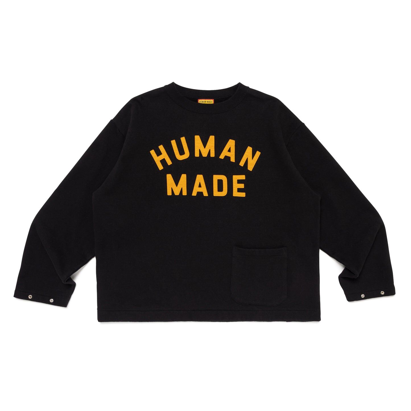2026SS HUMAN MADE ADJUSTABLE SWEATSHIRT 袖口調節 內刷毛 長T 現貨 HM31CS011
