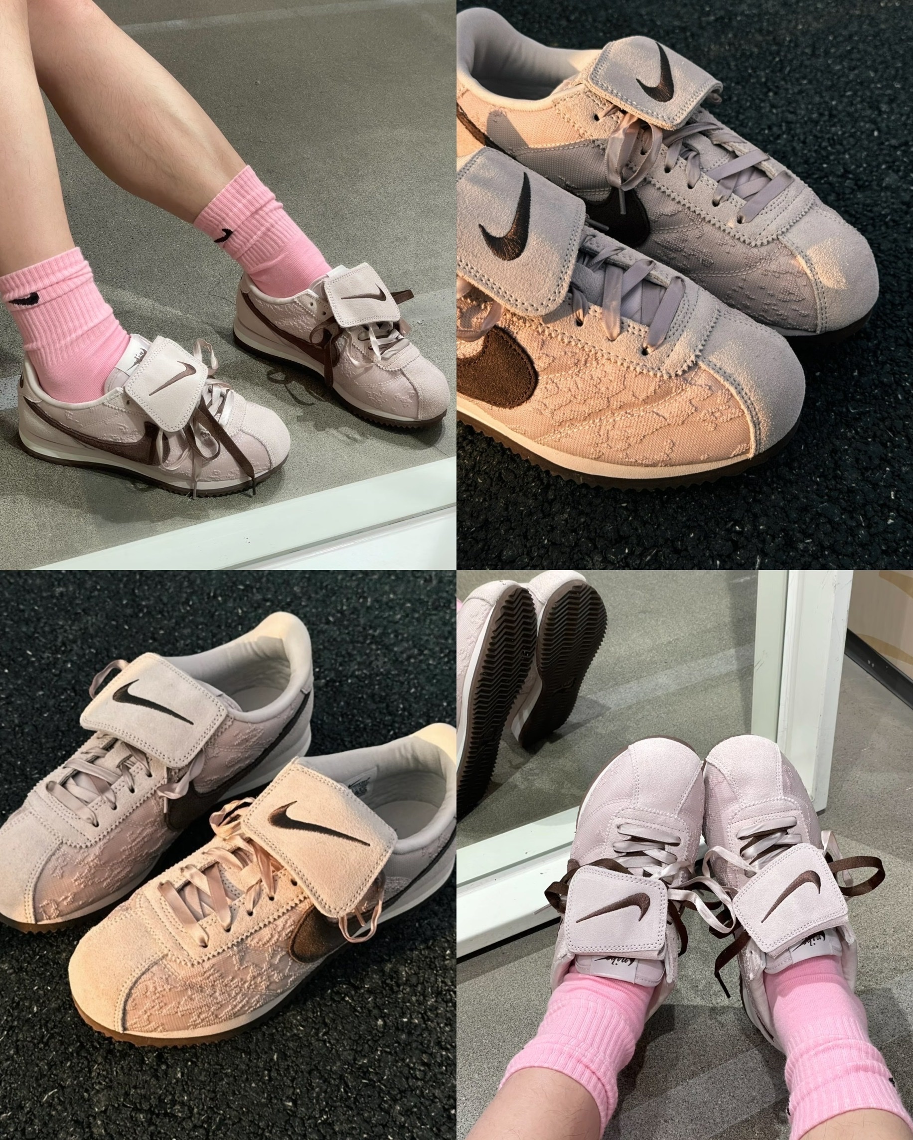 Nike Cortez Textile 櫻花粉棕 阿甘鞋 低筒休閒鞋 男女同款