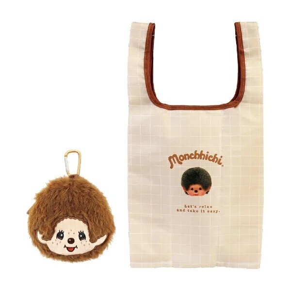 Monchhichi Monchhichi-kun Plush Eco Bag