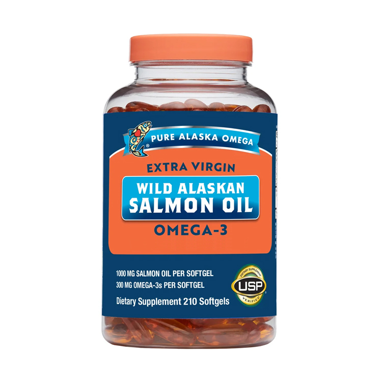 美國Pure Alaska Omega野生純正阿拉斯加三文魚油1000 毫克 , 210粒膠囊