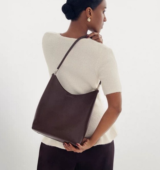 E1 Bob Oré  ECLIPSE  水桶手袋 - 巧克力色