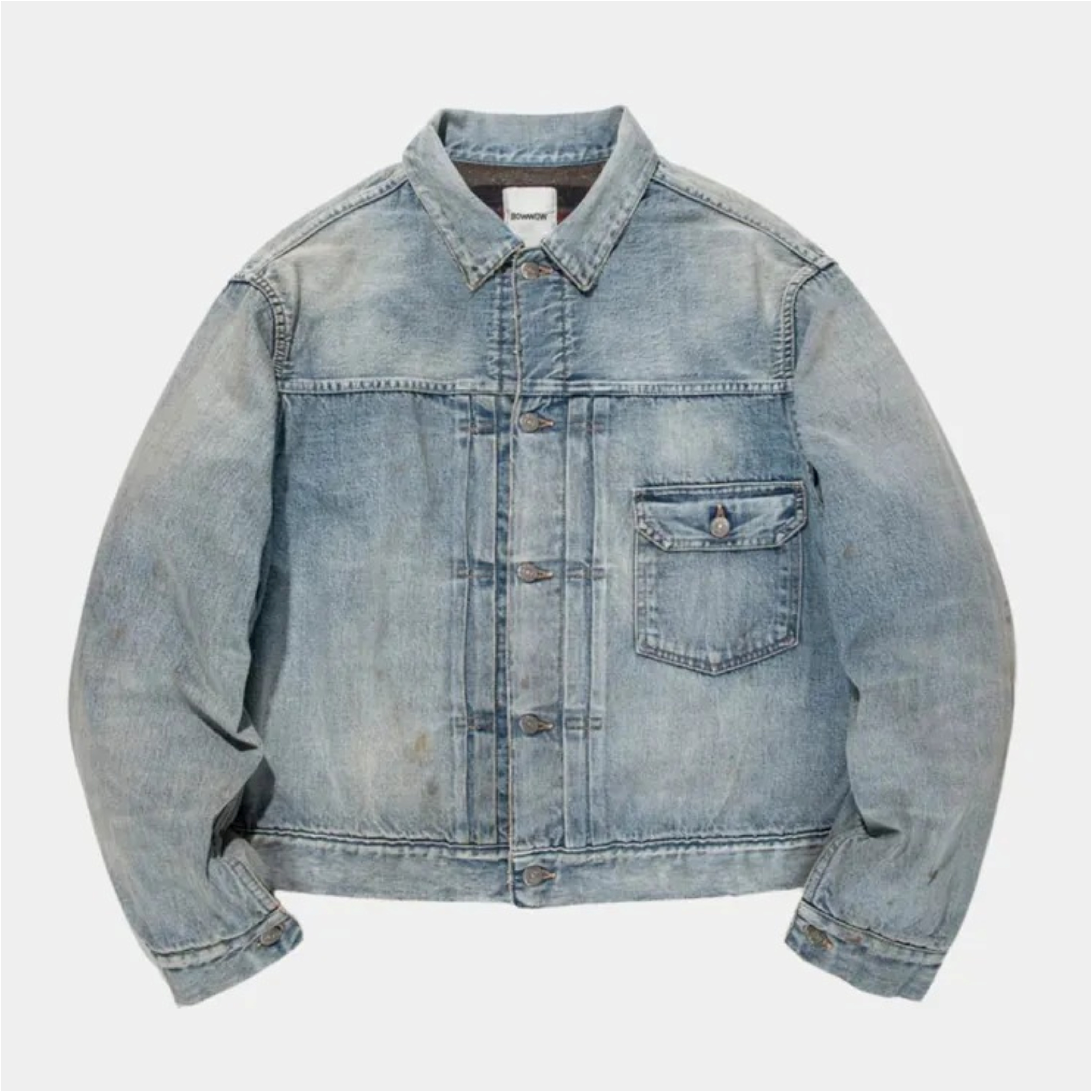 2025AW BOW WOW BLANKET LINED DENIM JK AGING 水洗 洗舊 牛仔 外套 現貨