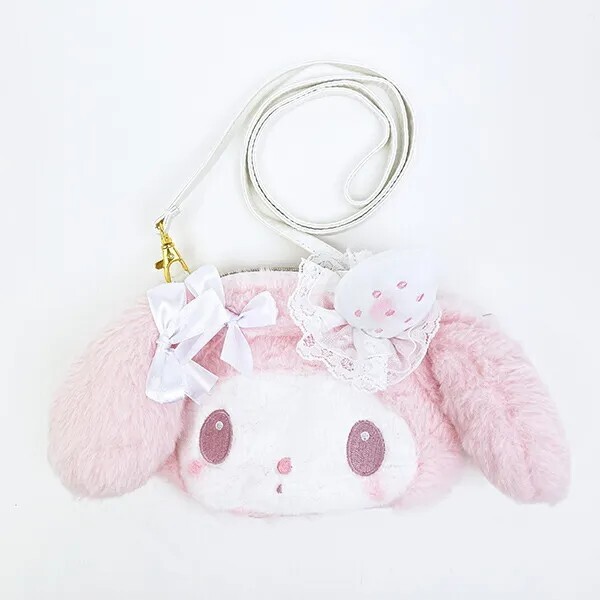 Sanrio My Melody Plush Sacoche Pouch Shoulder Bag