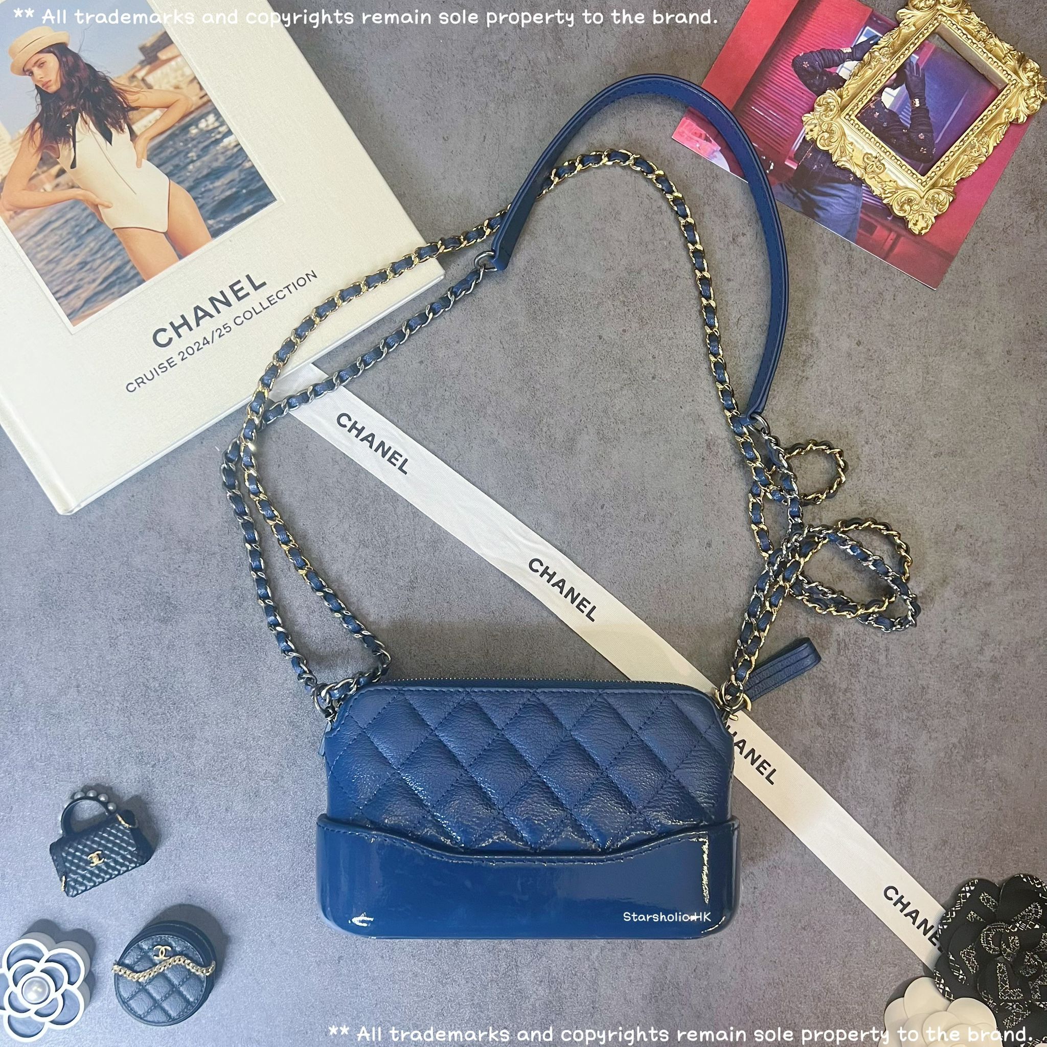 CHANEL Gabrielle Wallet On Chain