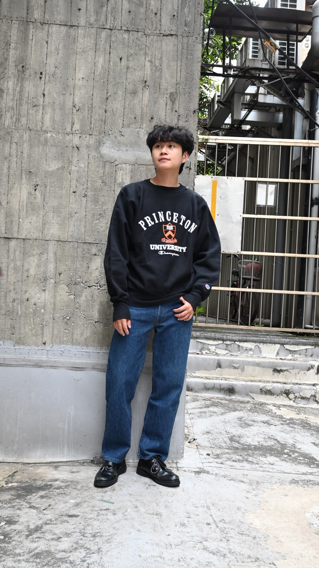 90’s Champion Reverse Weave “PRINCETON UNIVERSITY” BLACK (DEADSTOCK) (MADE IN USA)