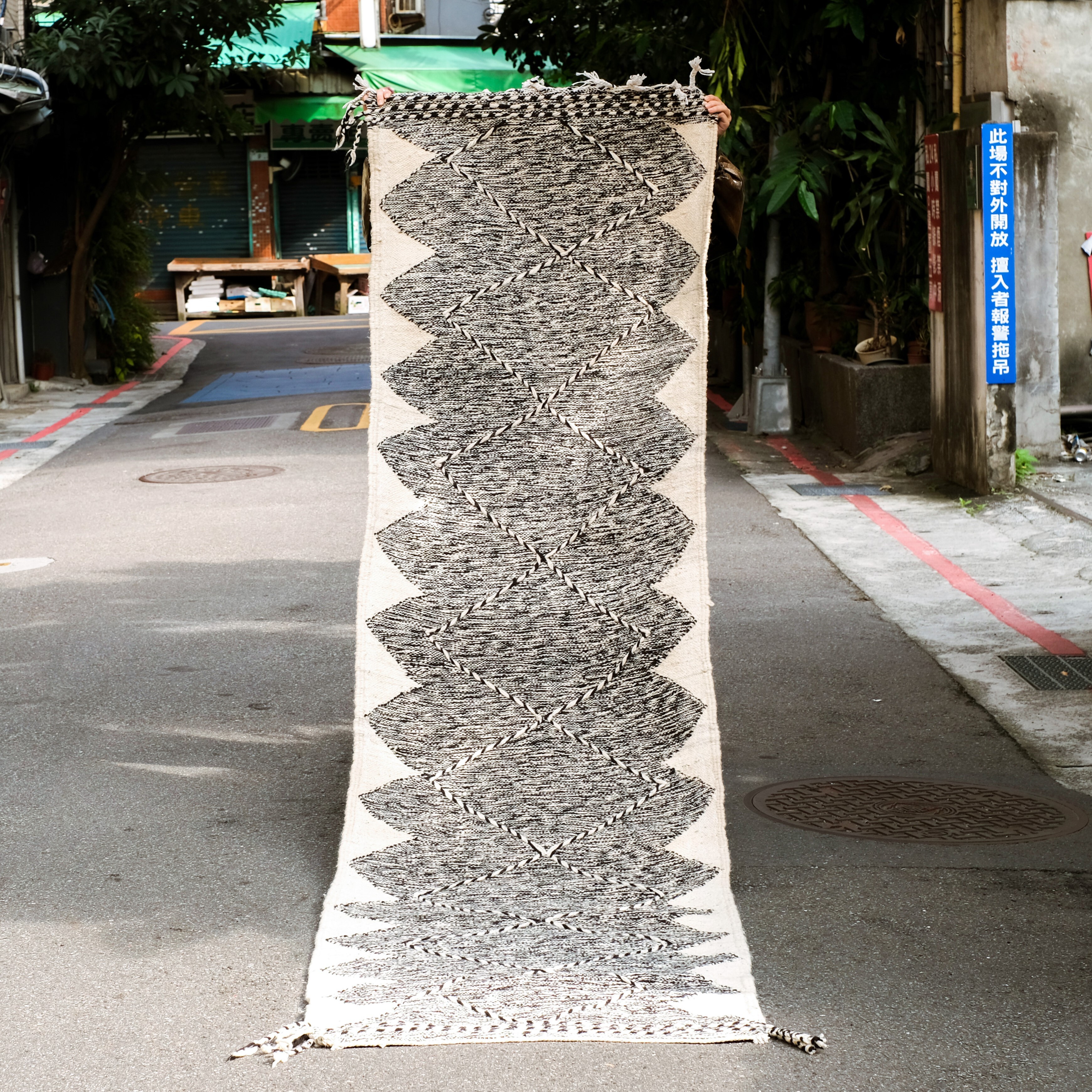 北非傳統手織地毯｜Zanafi 菱格｜摩洛哥