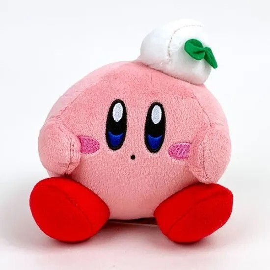 Kirby of the Stars Mini Plush Kirby Whipped Cream Kirby Gourmet Fest Pink Mascot