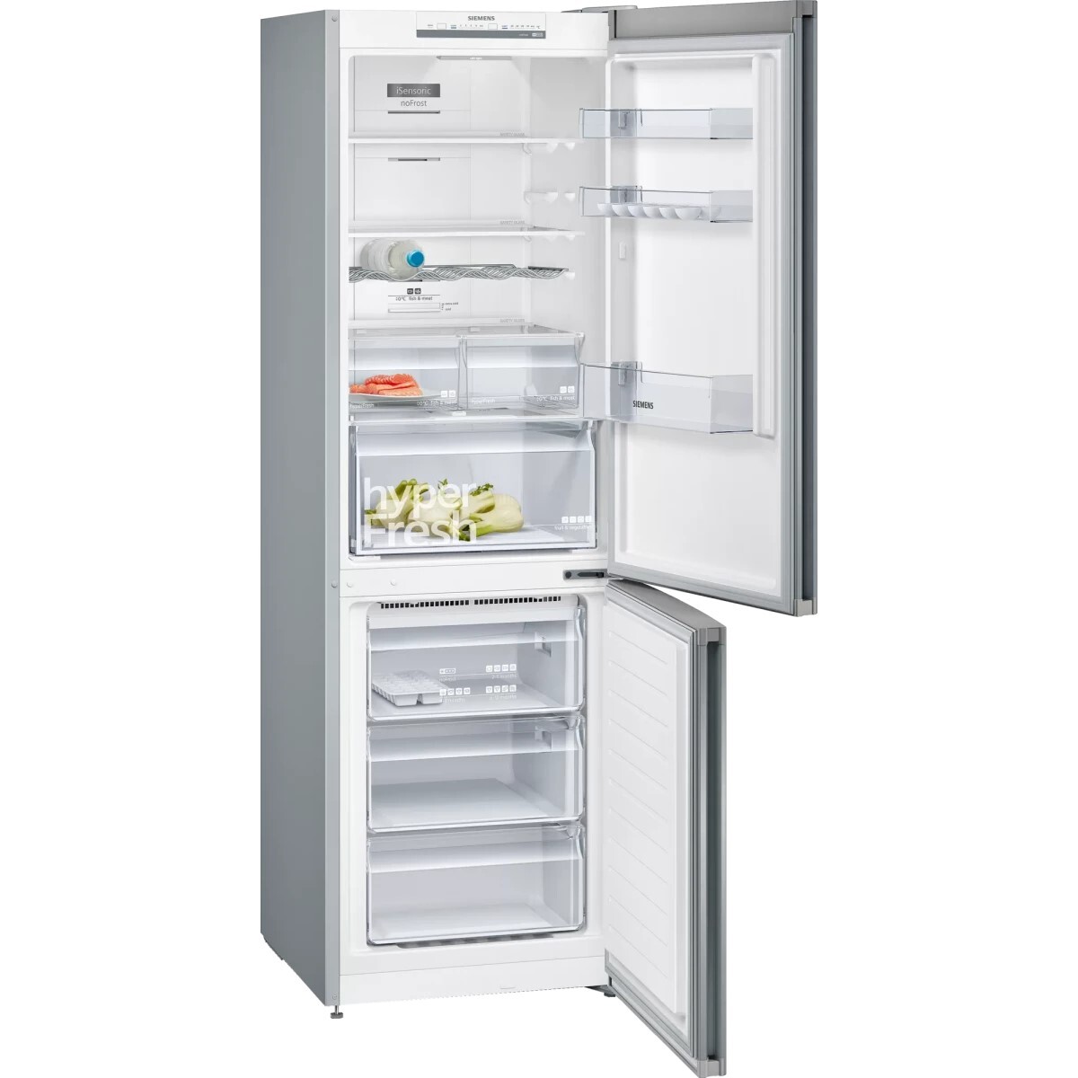 西門子 Siemens  KG36NVI37K‧變頻雙門下置式冰箱雪櫃‧323公升‧土耳其製造‧香港行貨,原廠2年全機,5年壓縮機保養‧