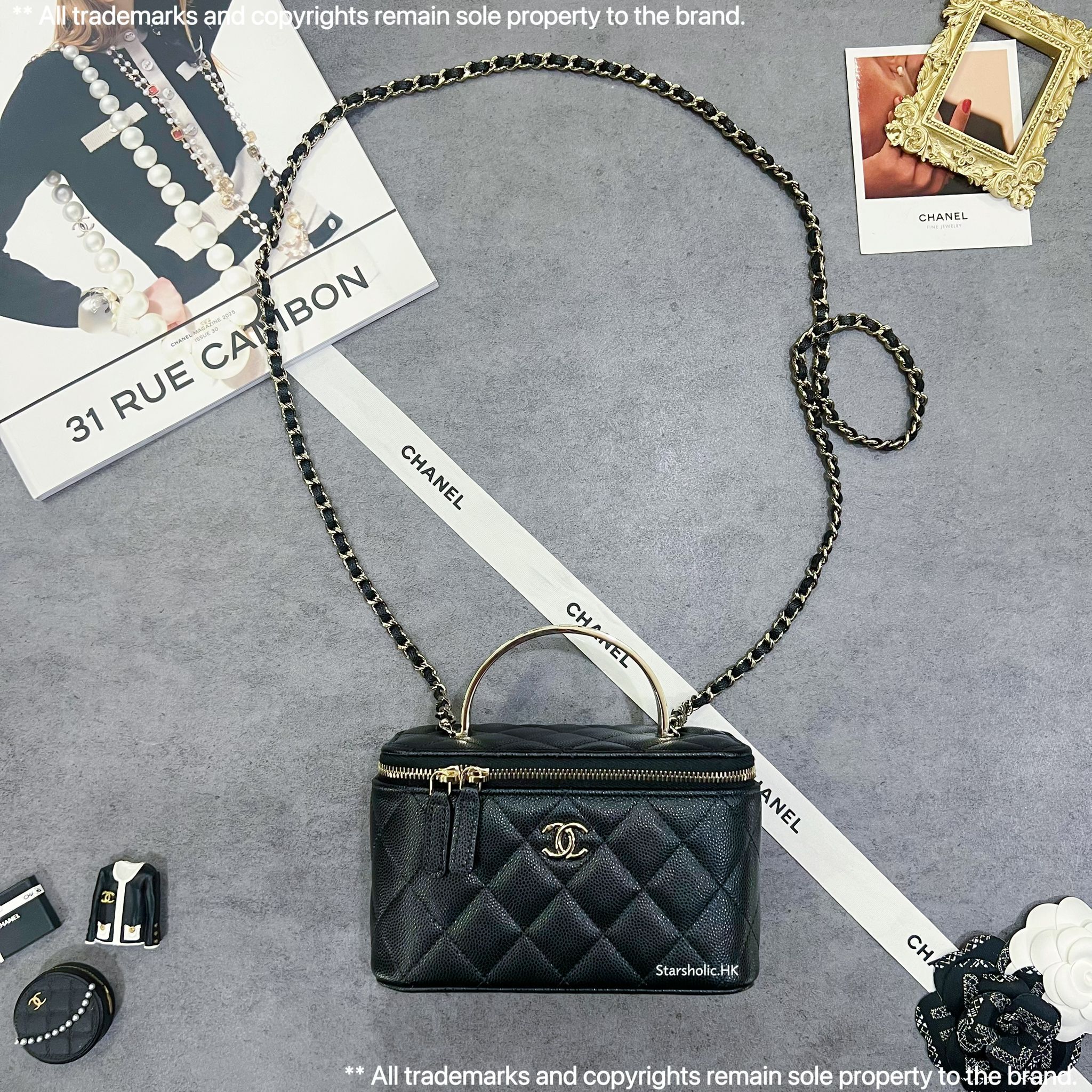 CHANEL Vanity Case With Handle