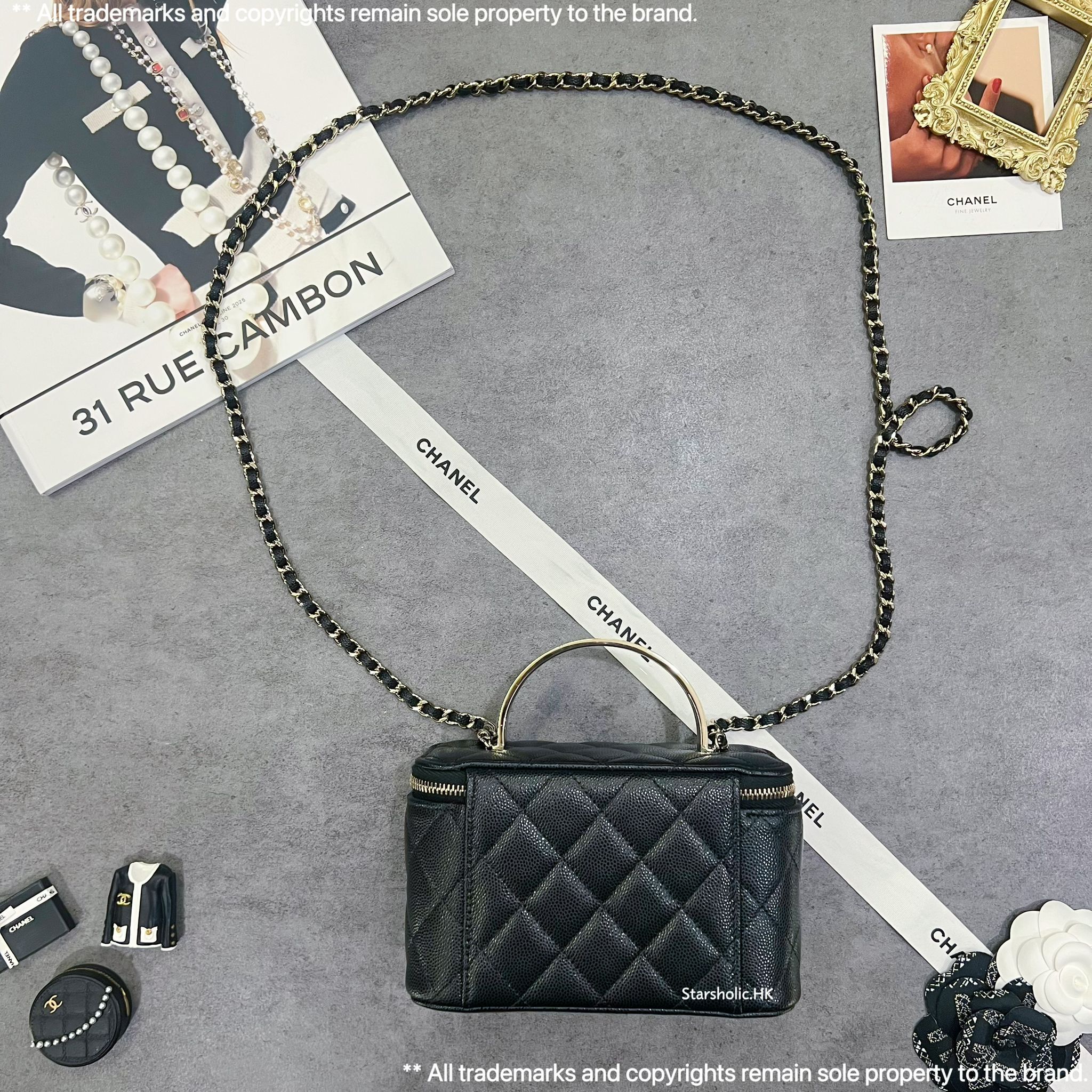 CHANEL Vanity Case With Handle
