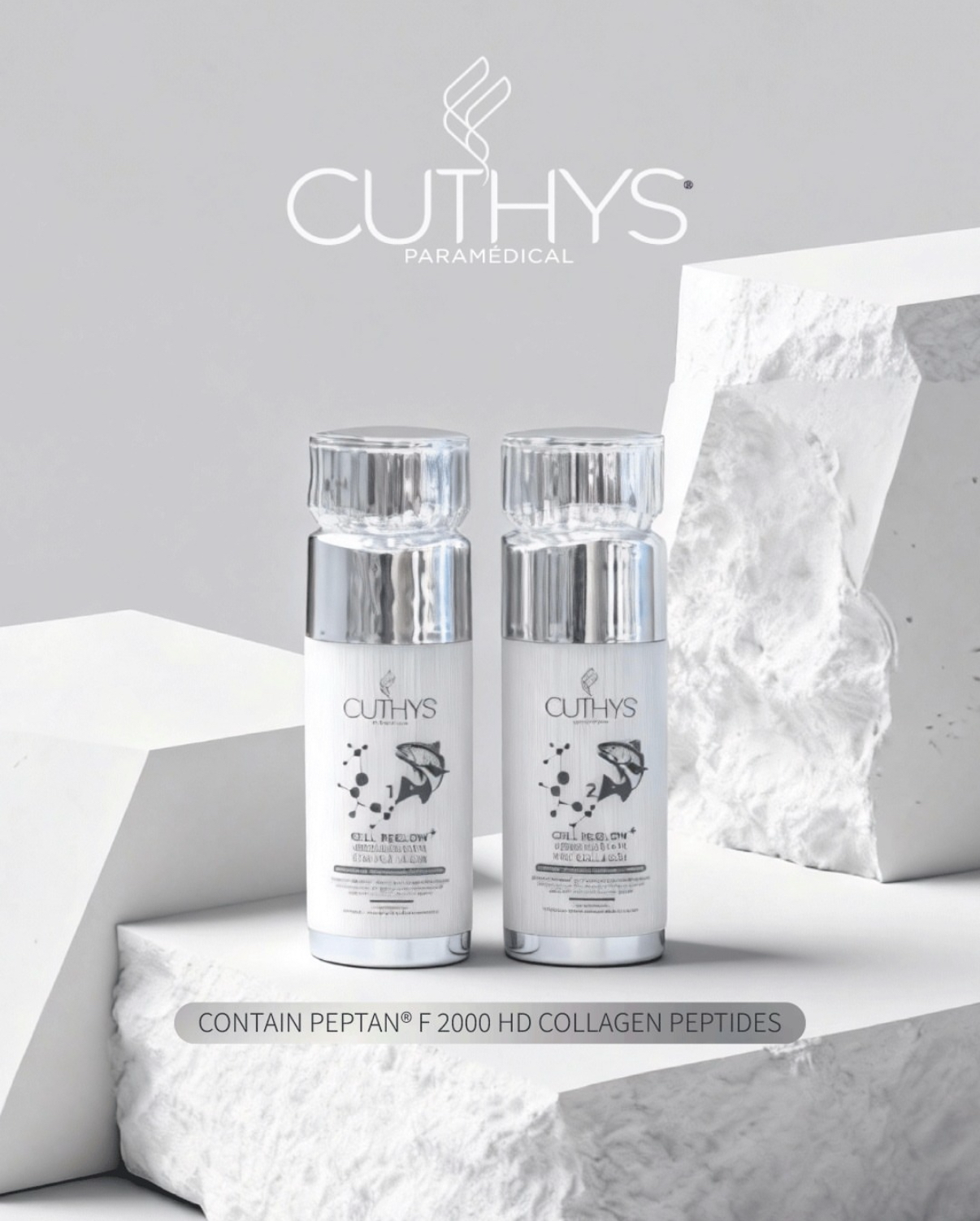 CUTHYS Cell Reglow Fish Collagen 深海魚膠原蛋白 水解蛋白勝肽精華套裝  (一套2支)