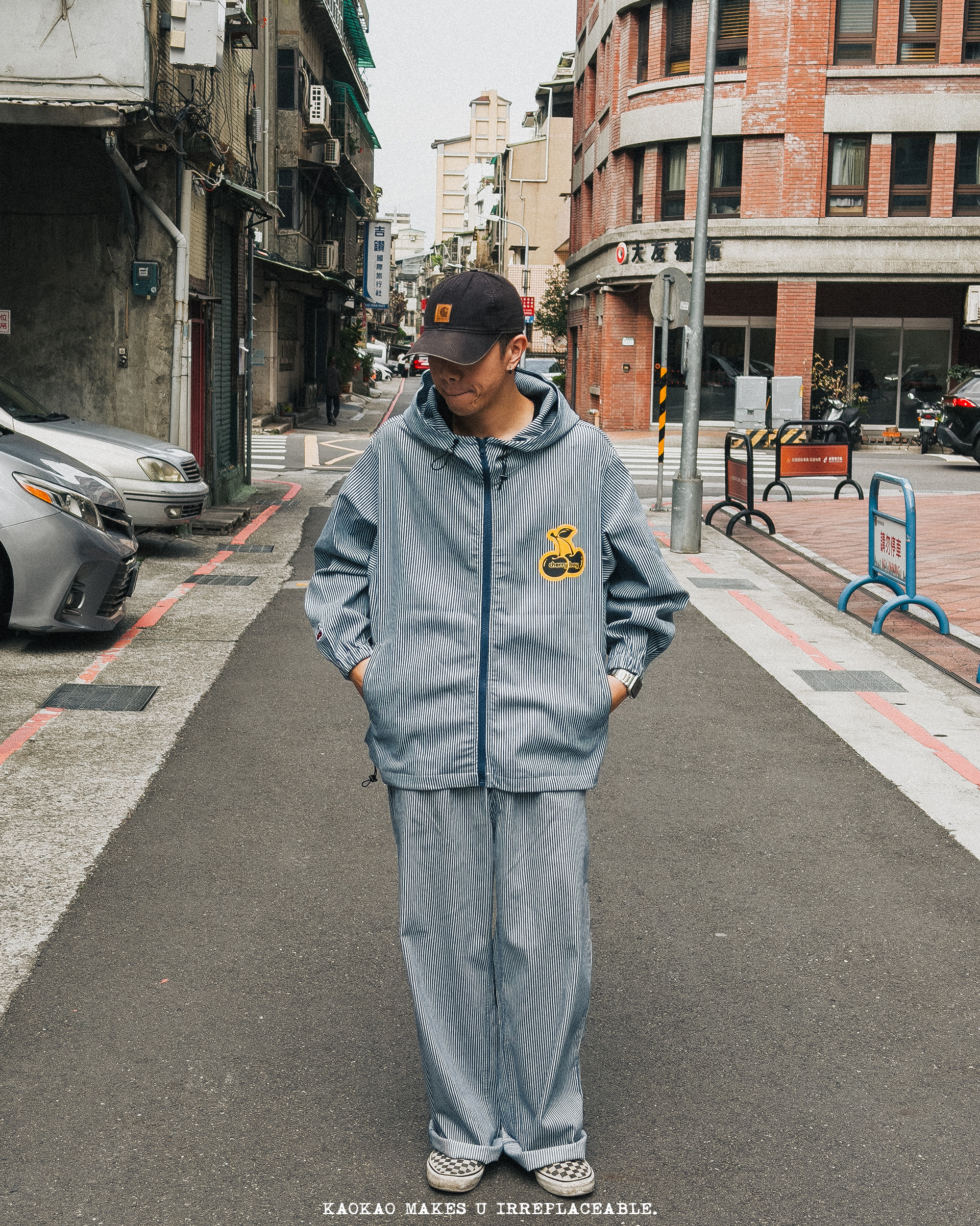 CHERRYBOY STRIPE ZIP JACKET【CB24033】