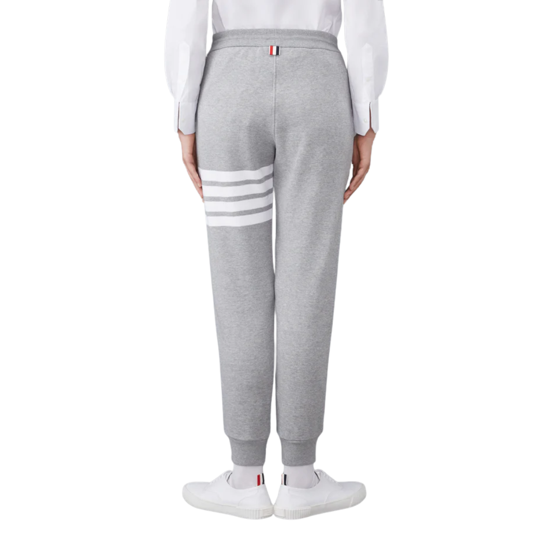 1FF0101-344 [THOM BROWNE] Classic Loopback 4-Bar Sweatpants Light Grey (SS26) #FJQ001A 00535-055 (C-EU-E)