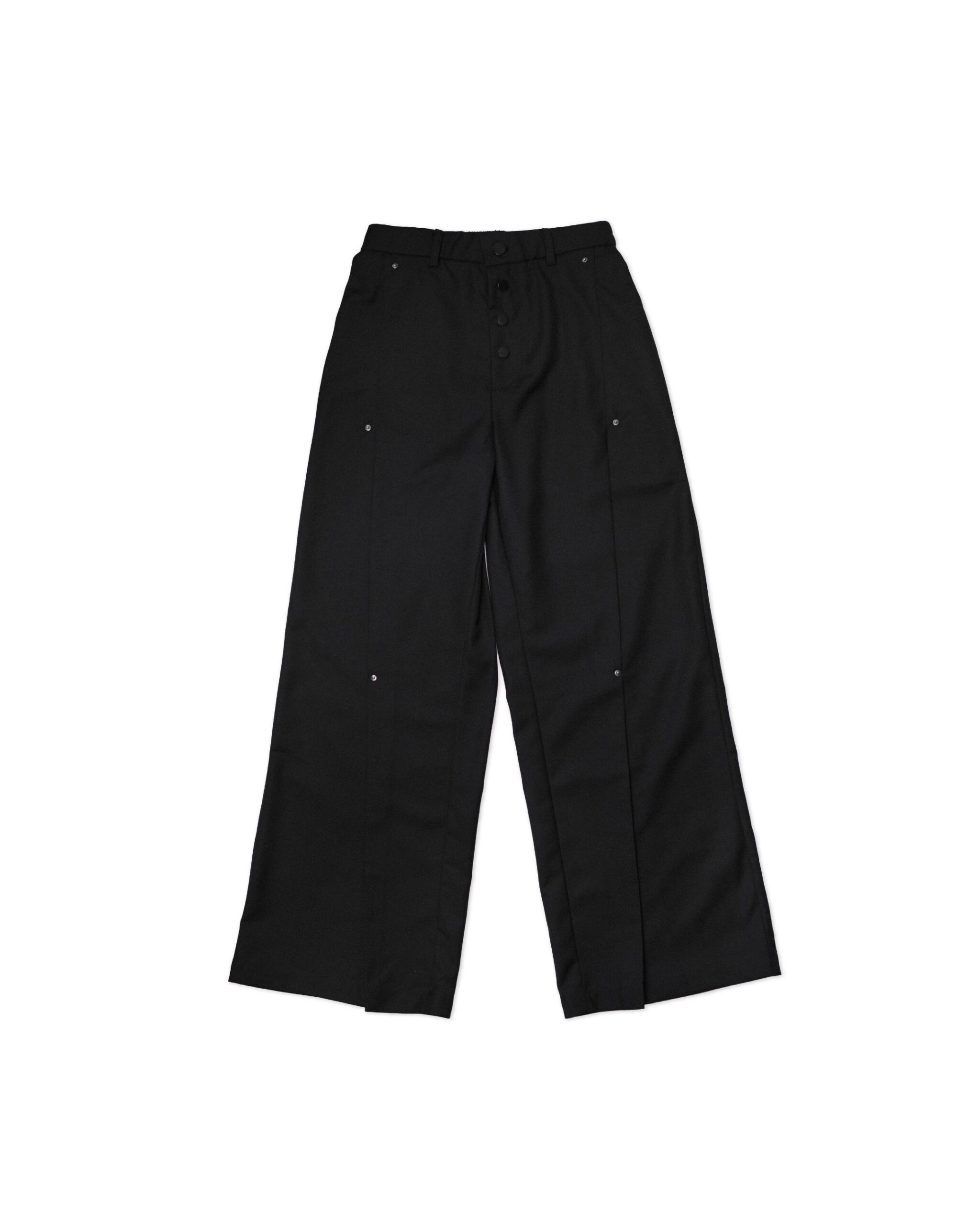 Neverland｜Pleated Pants (Black)