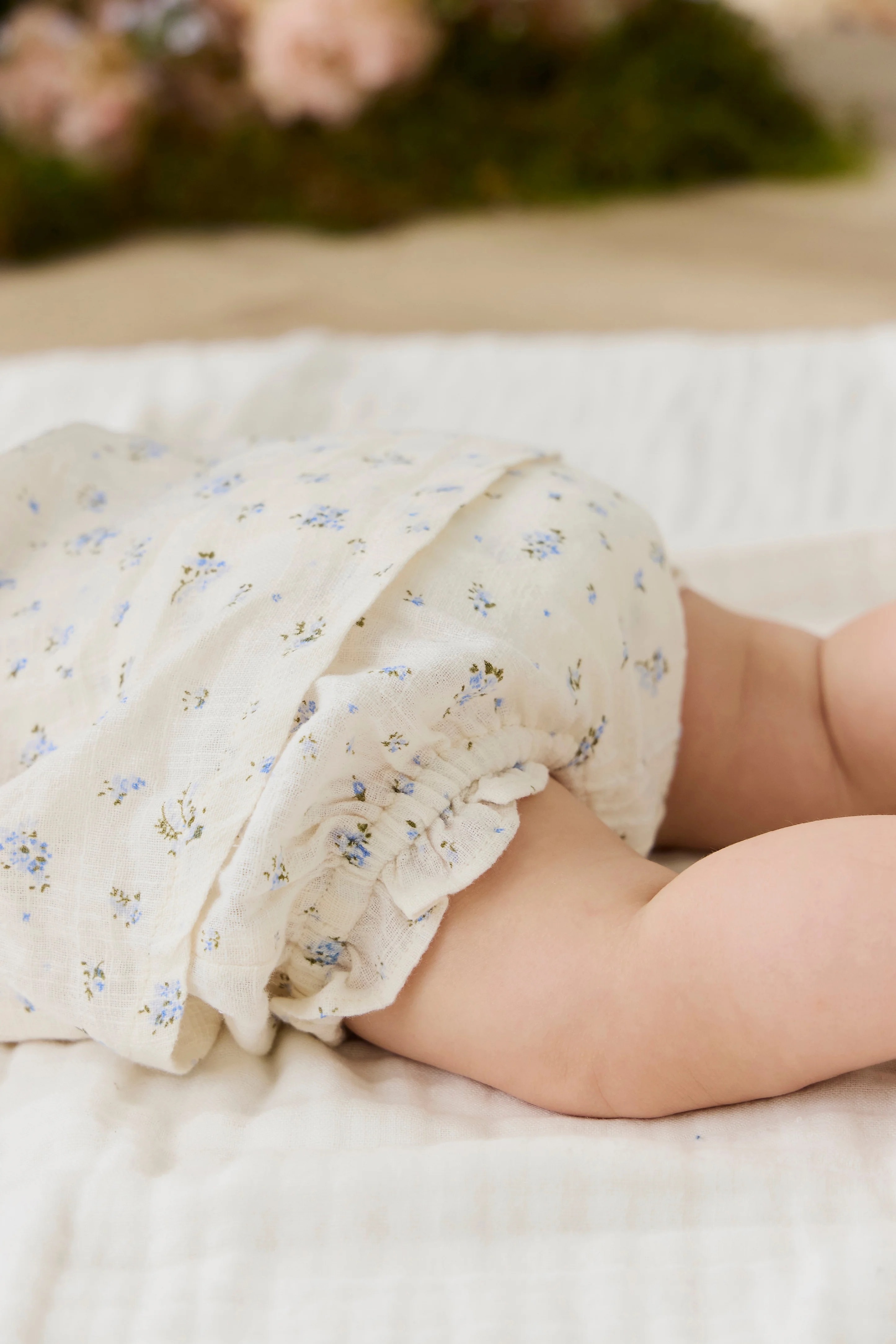 【預購】JAMIE KAY -Organic Cotton Frill Bloomer（ Juniper Fields Blue）