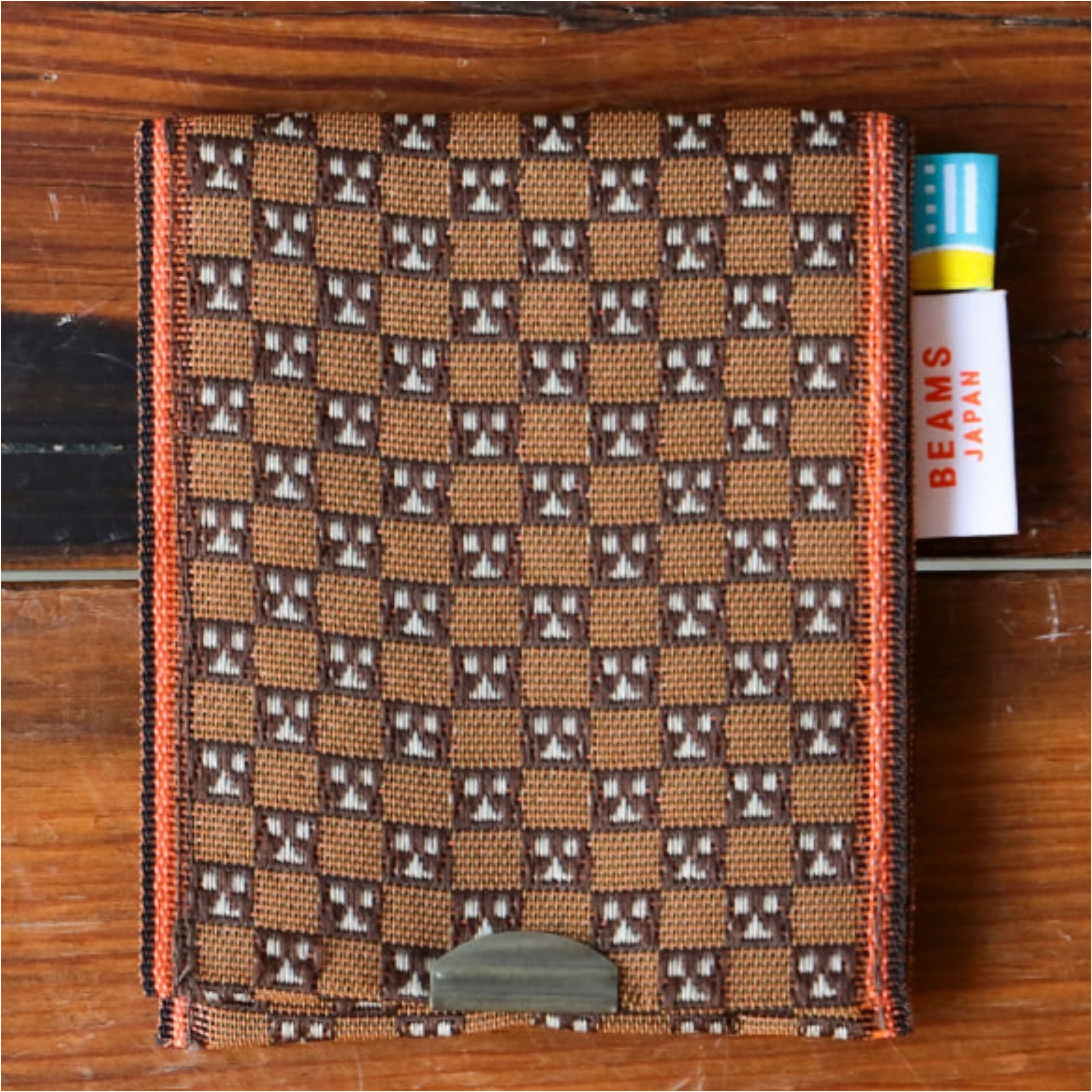 2026SS BEAMS JAPAN 別注 岡山 髙田織物 江戶 山東京伝小紋 畳縁織法 榻榻米 收納 零錢包 現貨