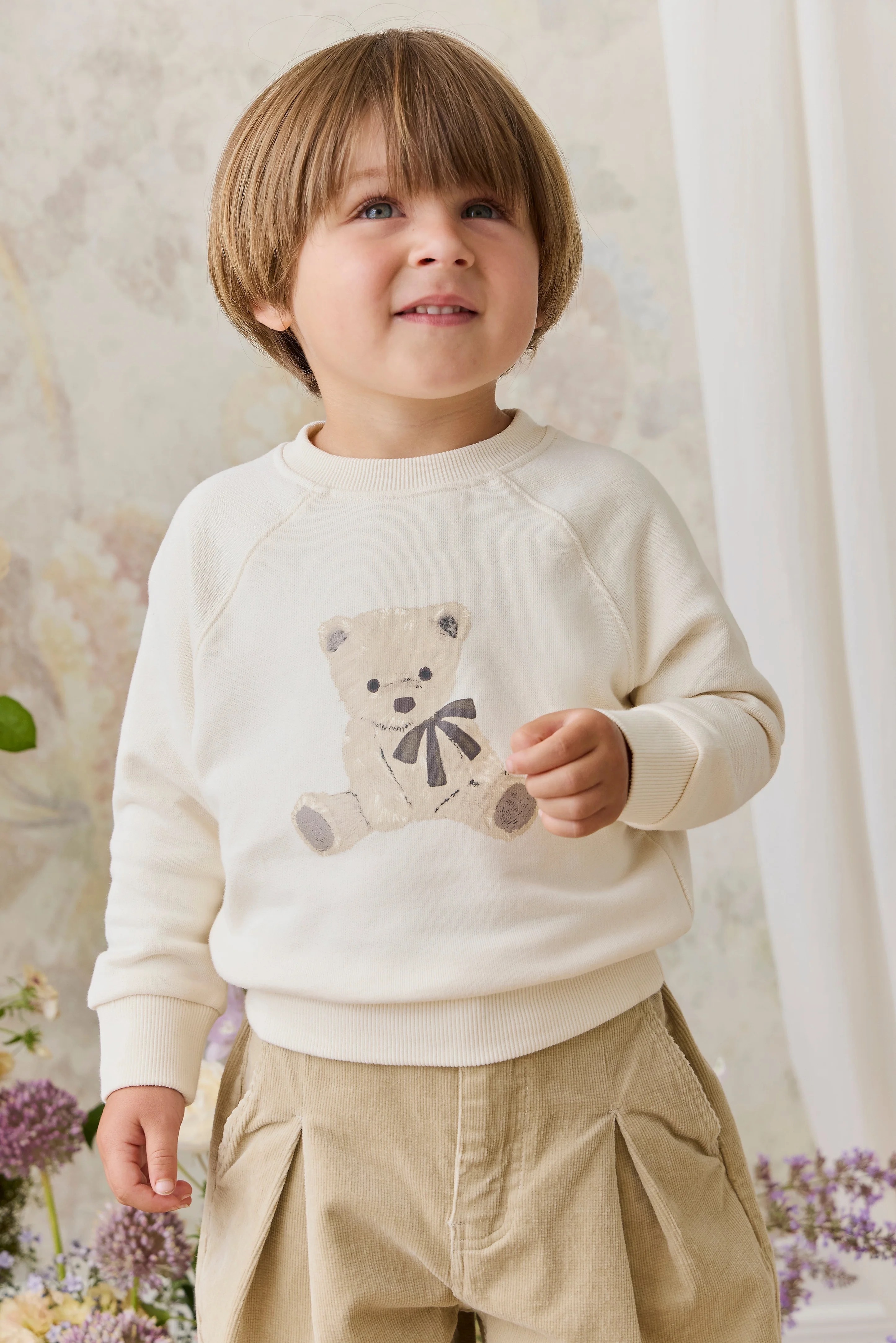 【預購】JAMIE KAY -Organic Cotton Hayes Sweatshirt（Theo Teddy Cloud）