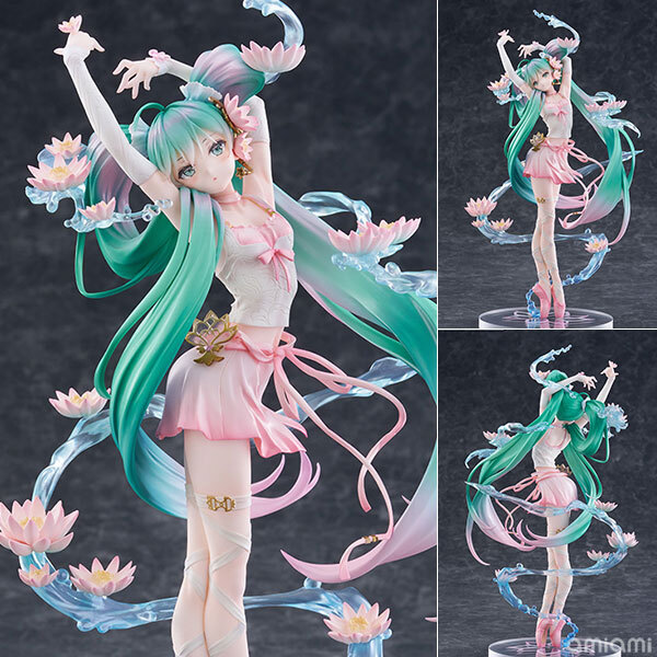 預訂10月   FURYU 初音未來 睡蓮ver.   Hatsune Miku Water Lily ver. 1/7 Complete Figure Pre-order