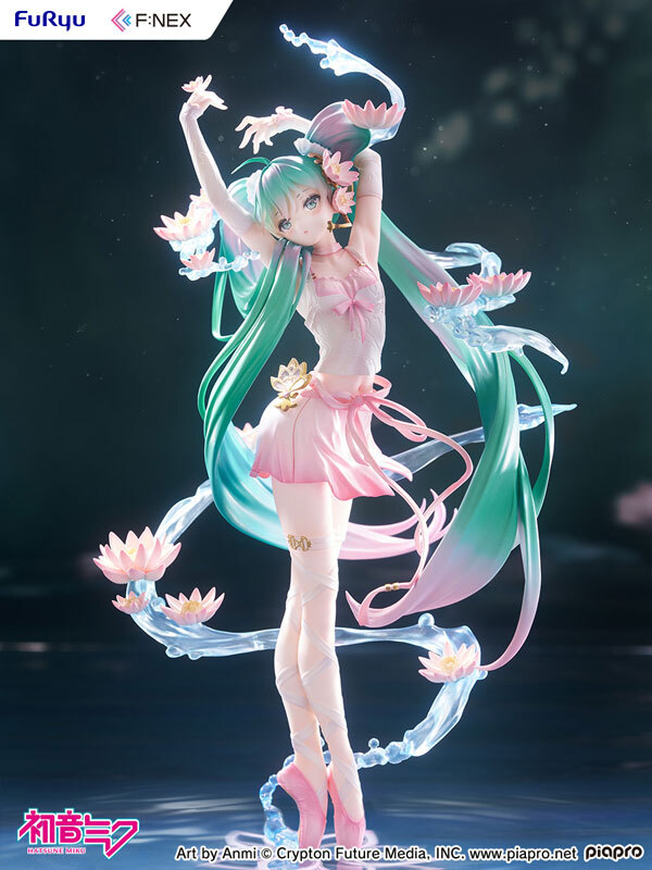 預訂10月   FURYU 初音未來 睡蓮ver.   Hatsune Miku Water Lily ver. 1/7 Complete Figure Pre-order