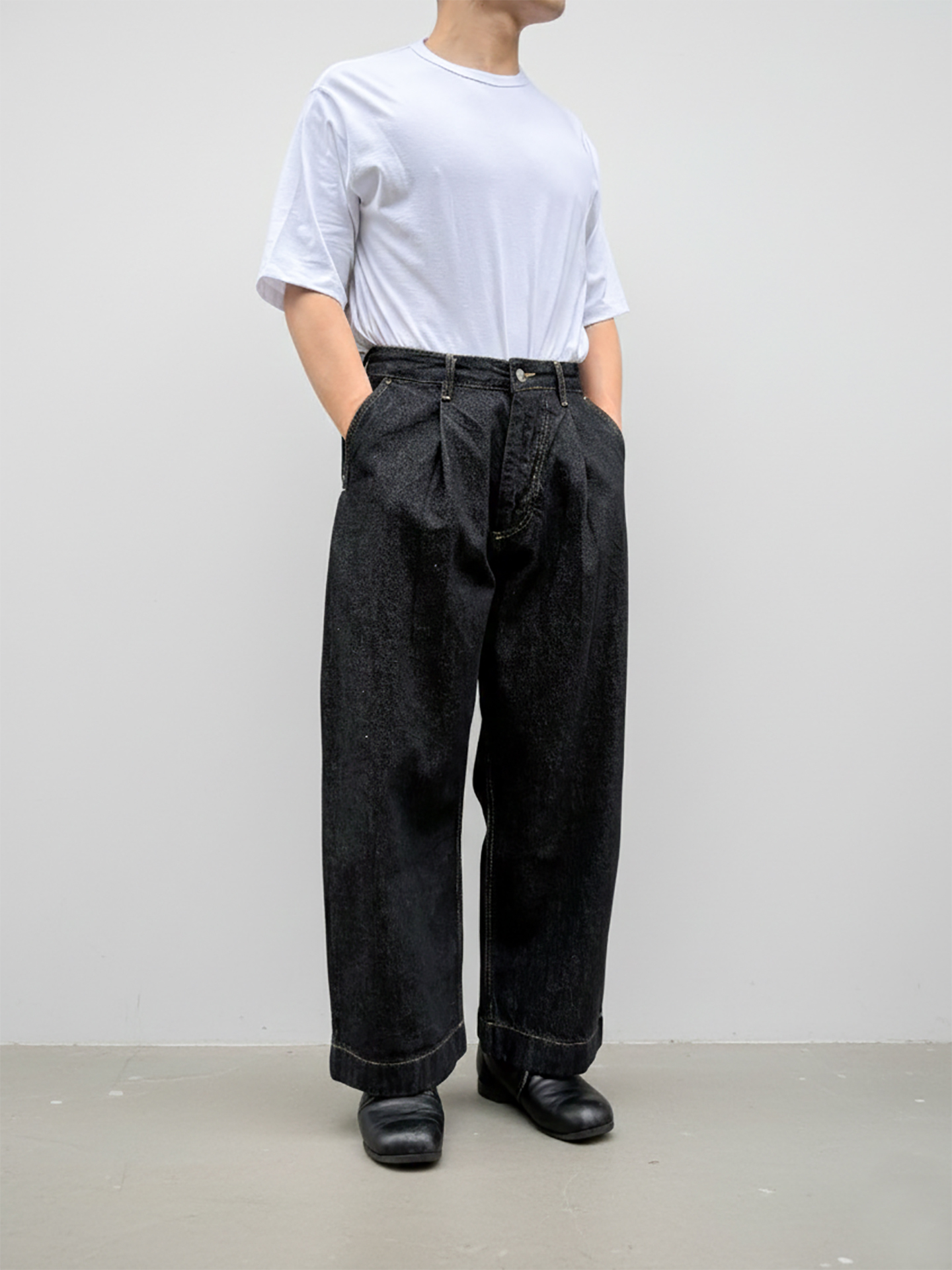 Studio Nicholson Bridges Denim Pant Black