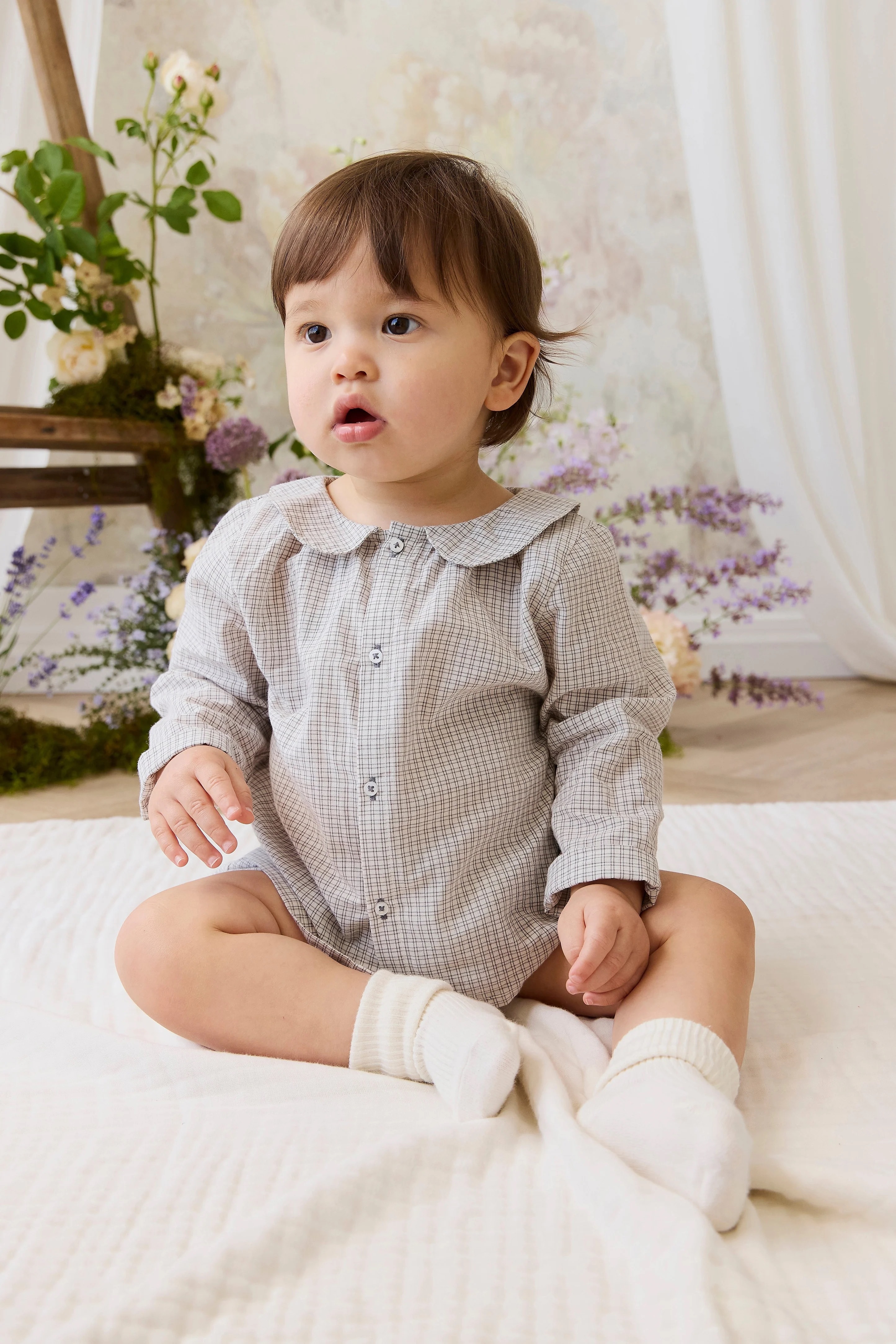 【預購】JAMIE KAY -Organic Cotton Frill Bloomer（Petite Check