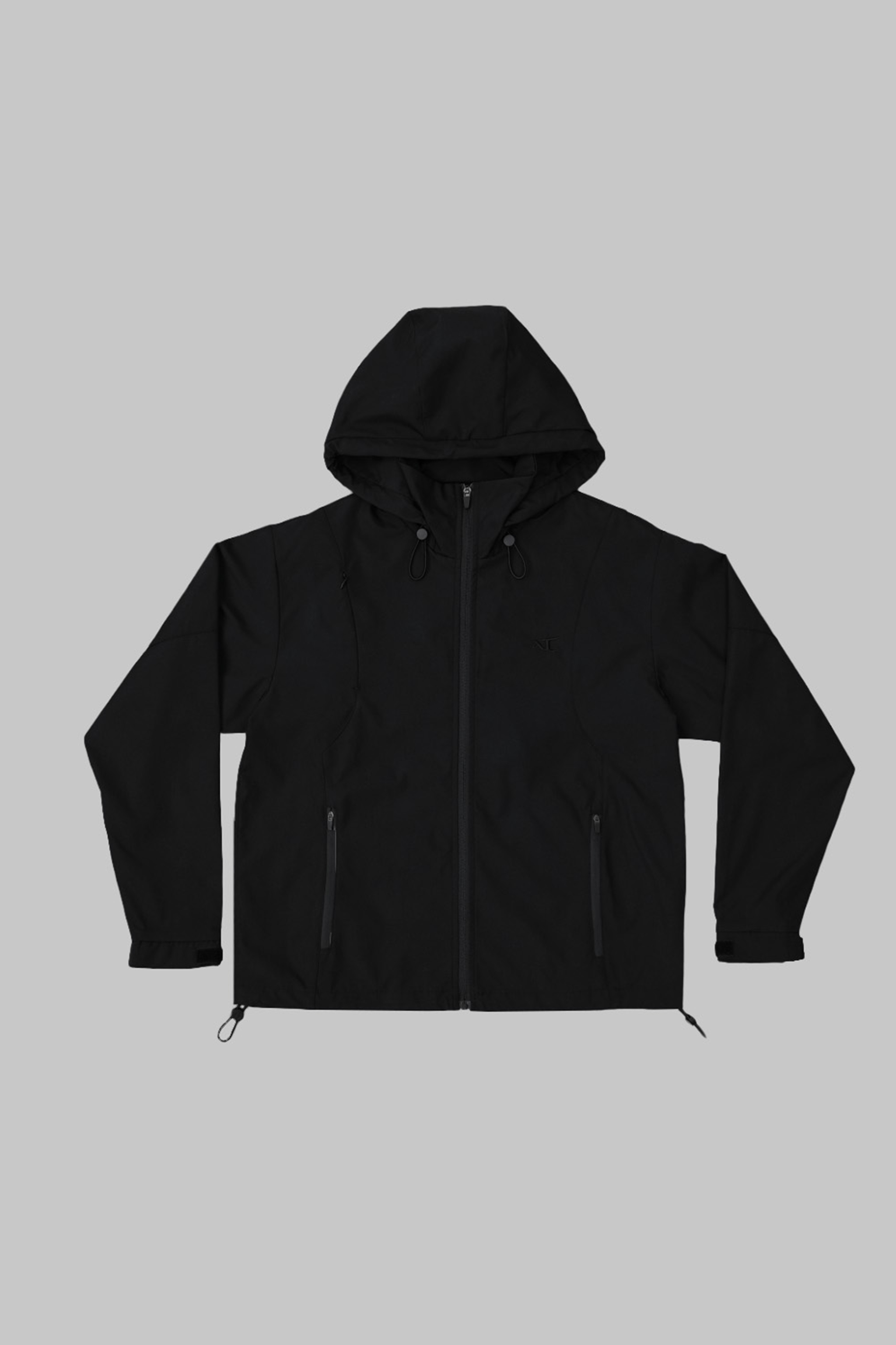 Anonymous Talking｜F25-J03 - Hooded Jacket (Black)