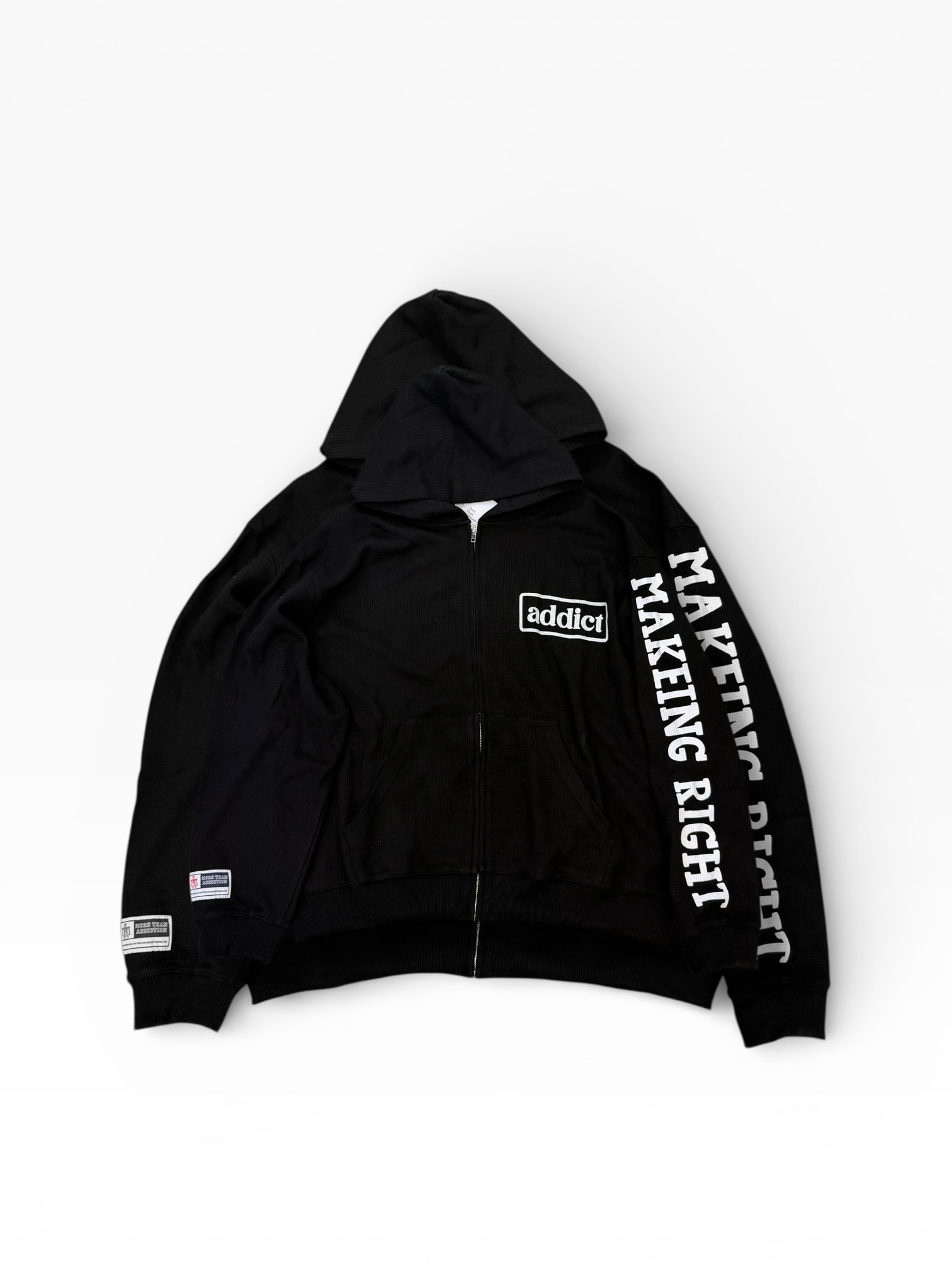 MTA外套-威化布拉鏈帽Tee