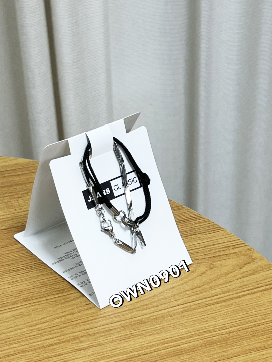 【OWN】JBANS CLASSIC 雙手鏈 手鍊 繩子 韓國 飾品 手術鋼 經典老牌 男女款 情侶款