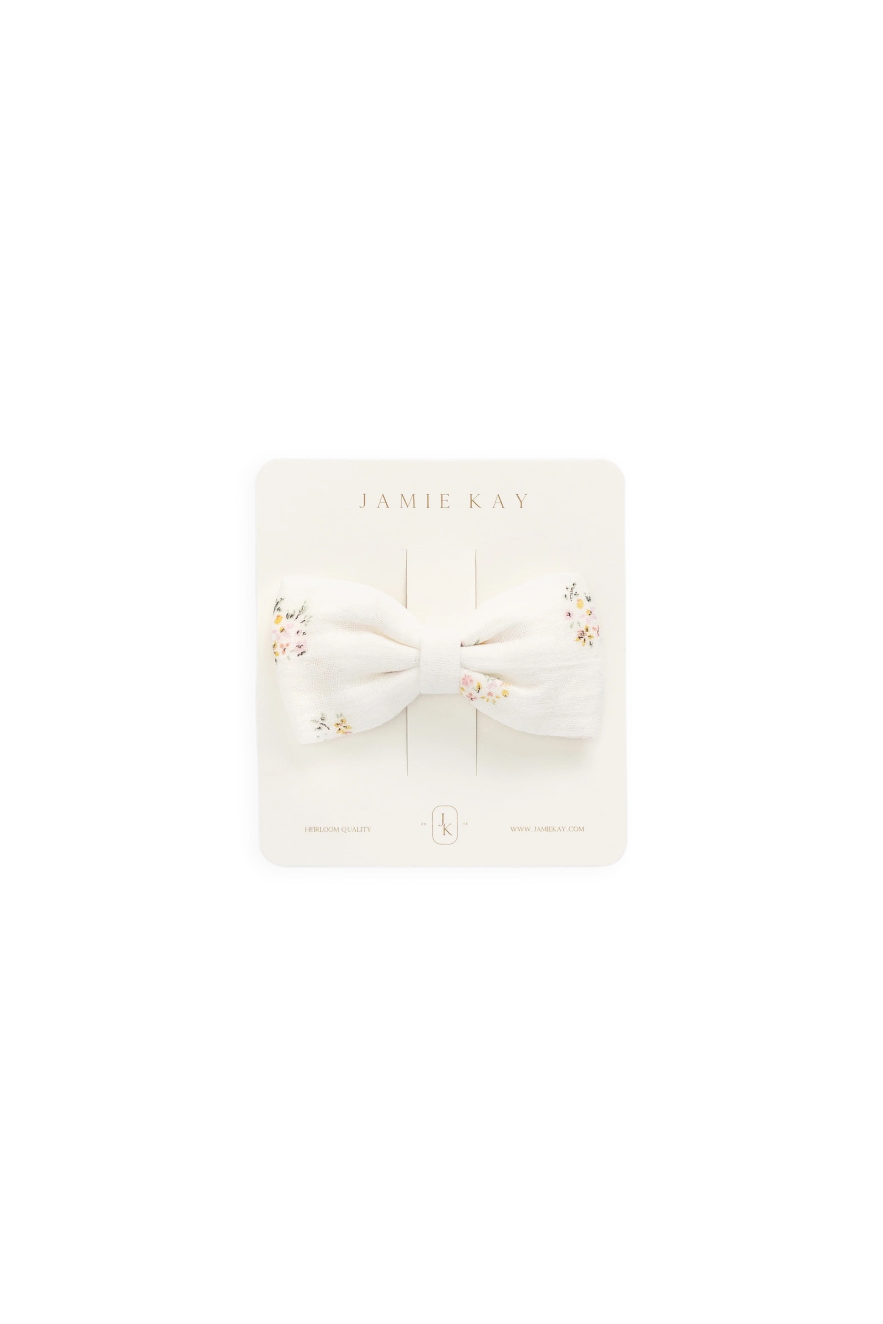【預購】JAMIE KAY -Organic Cotton Desiree Bow（Ayla Whisper）