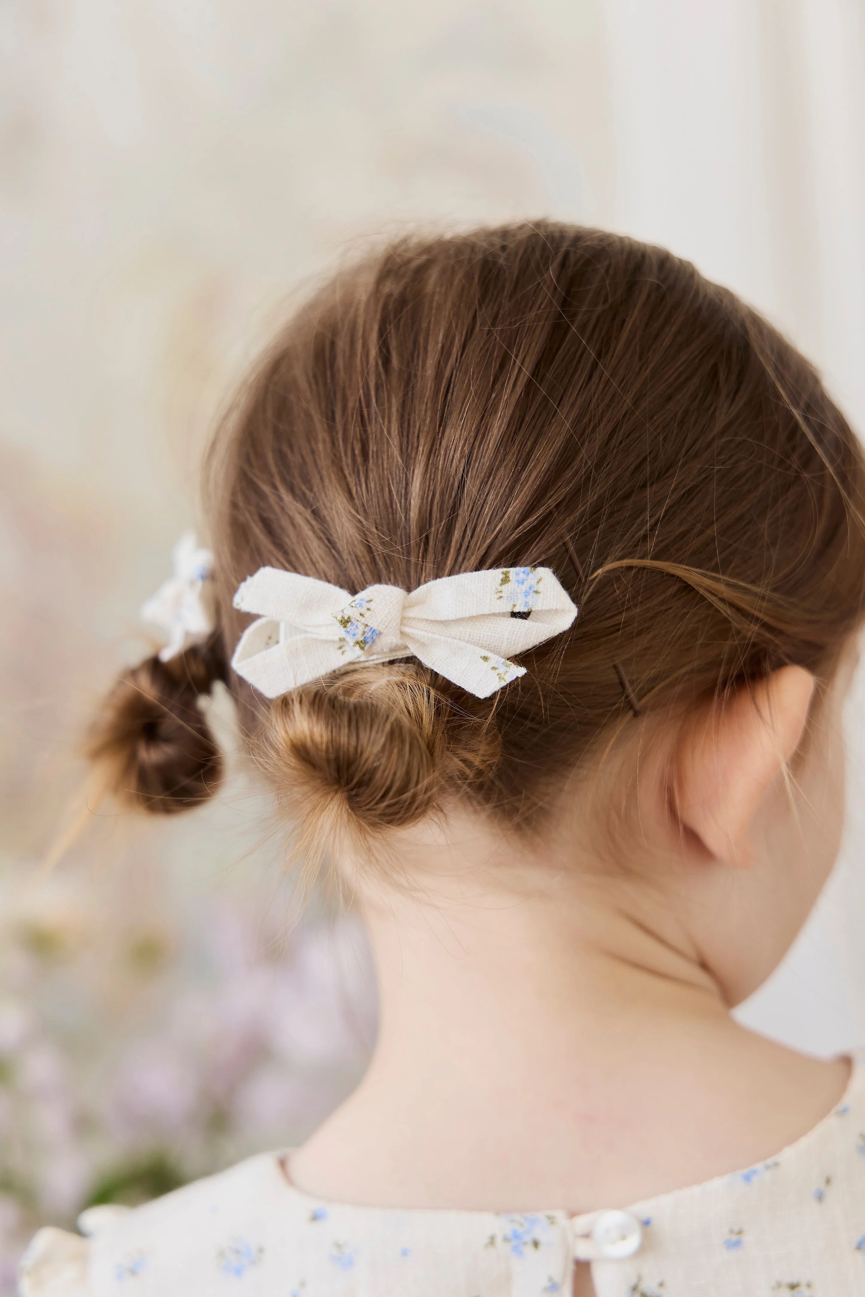 【預購】JAMIE KAY -Organic Cotton Nathalie Bow（ Juniper Fields Blue）
