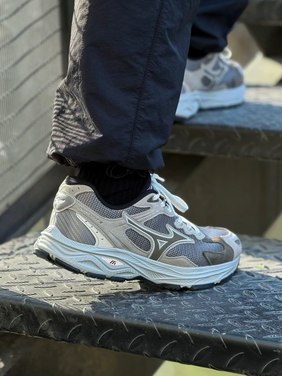 Mizuno Racer S 復古跑鞋 灰棕色 青木灰 D1GH253507