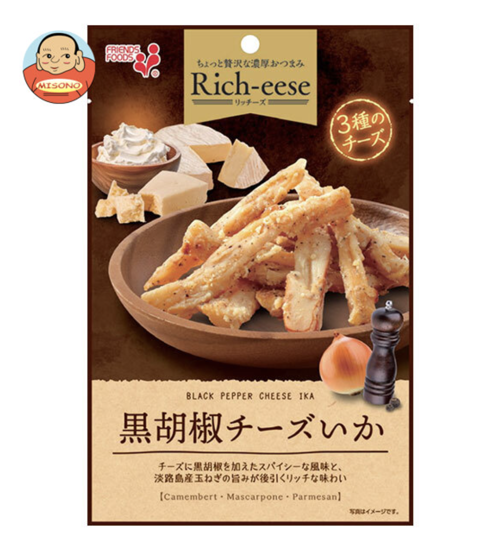 【直播】LX013061 海之幸 黑胡椒起司魷魚 44g (1套2包)