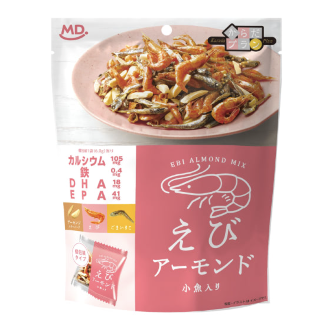 【直播】LX013063 小蝦杏仁脆片 (一套2包)