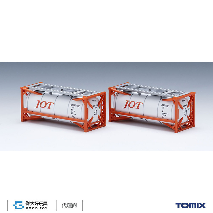 TOMIX 3194 貨櫃 私有 ISO20ft 油槽櫃 (日本石油輸送・橘・2入)