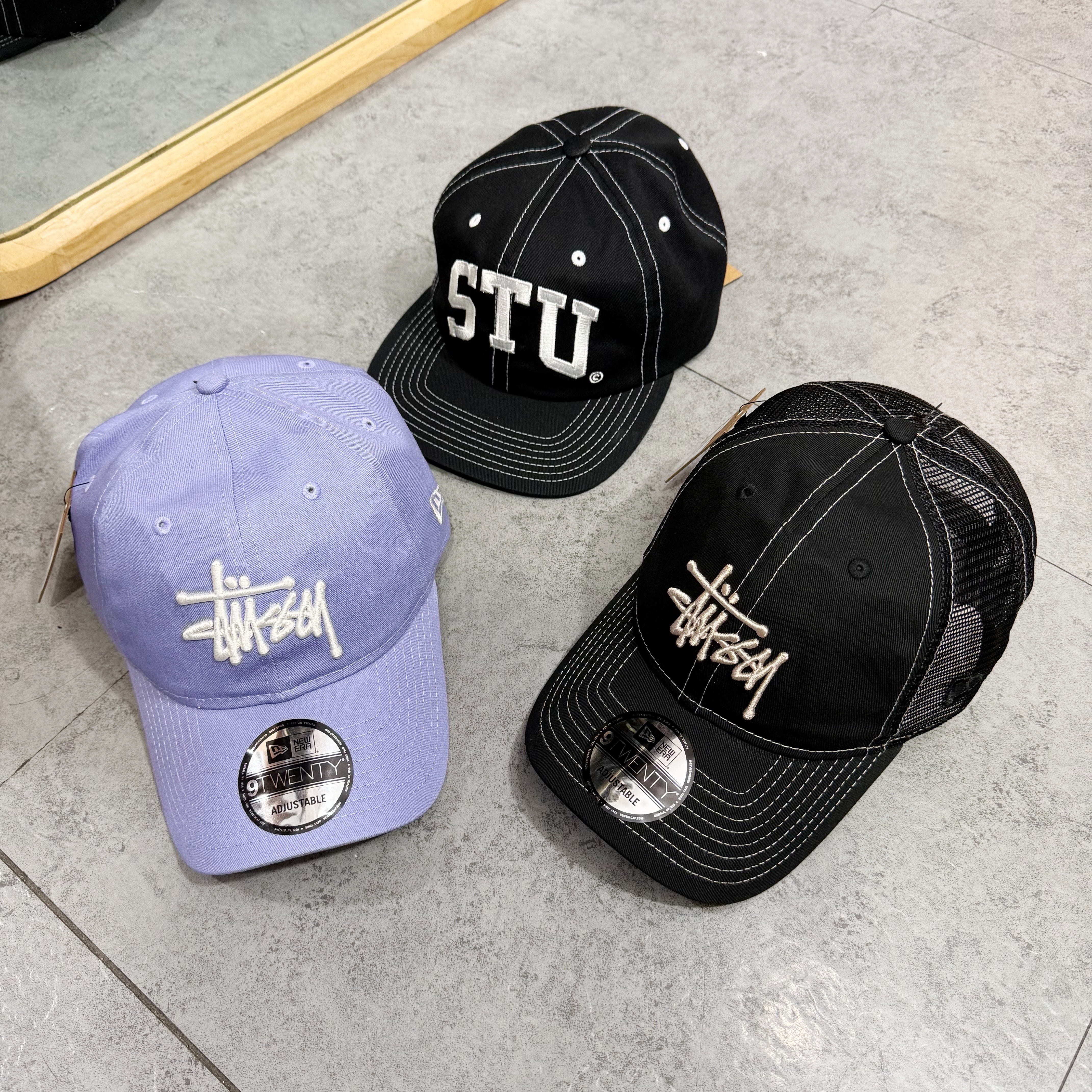 Stussy NEW ERA 9TWENTY BASIC TRUCKER Cap 網格貨車帽 三款
