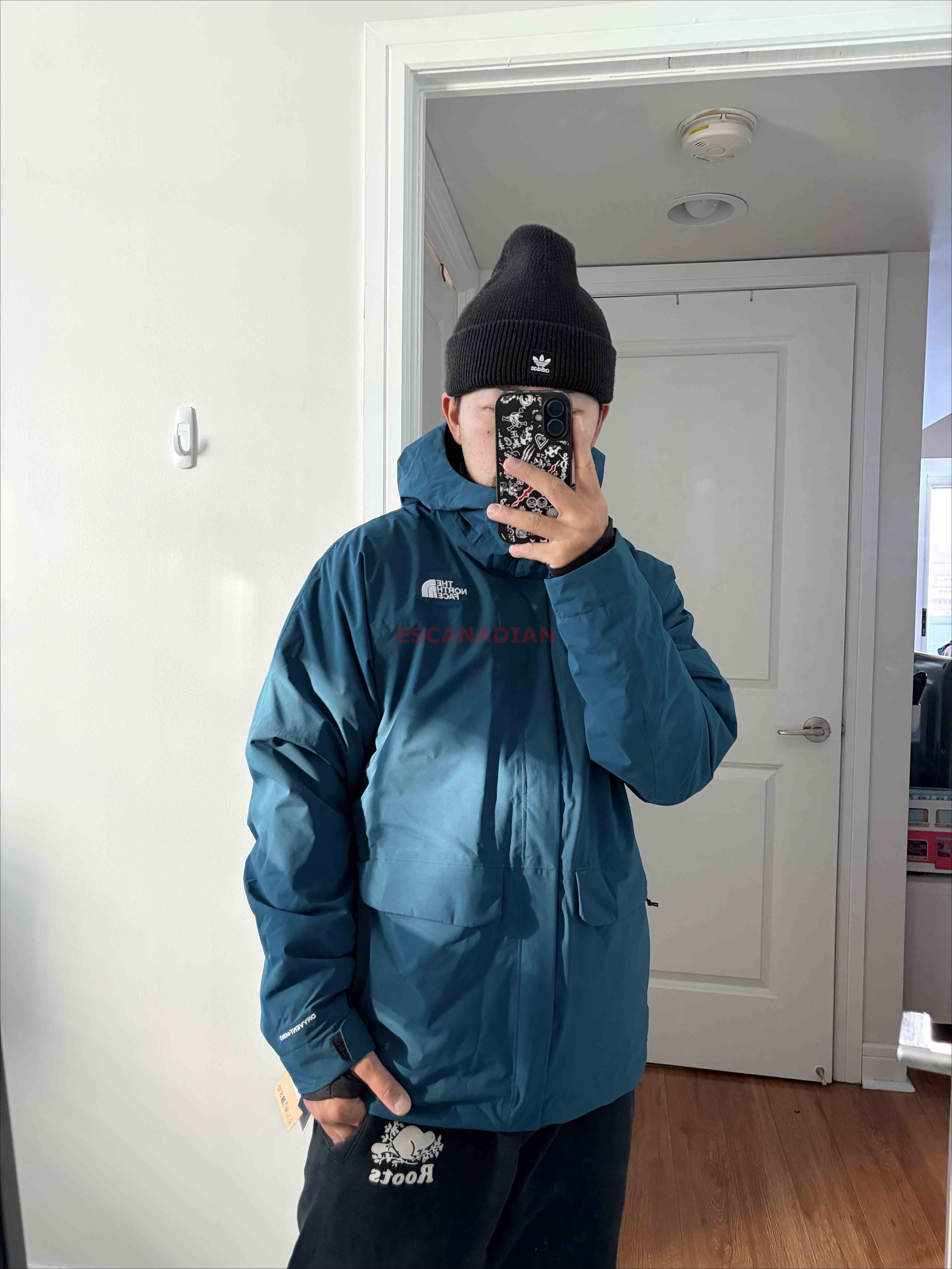 THE NORTH FACE 男大人 Dryvent Mono系列 保暖三合一 刺繡小標 防風 防水 鋪棉內裡 外套 (內裡可單穿)