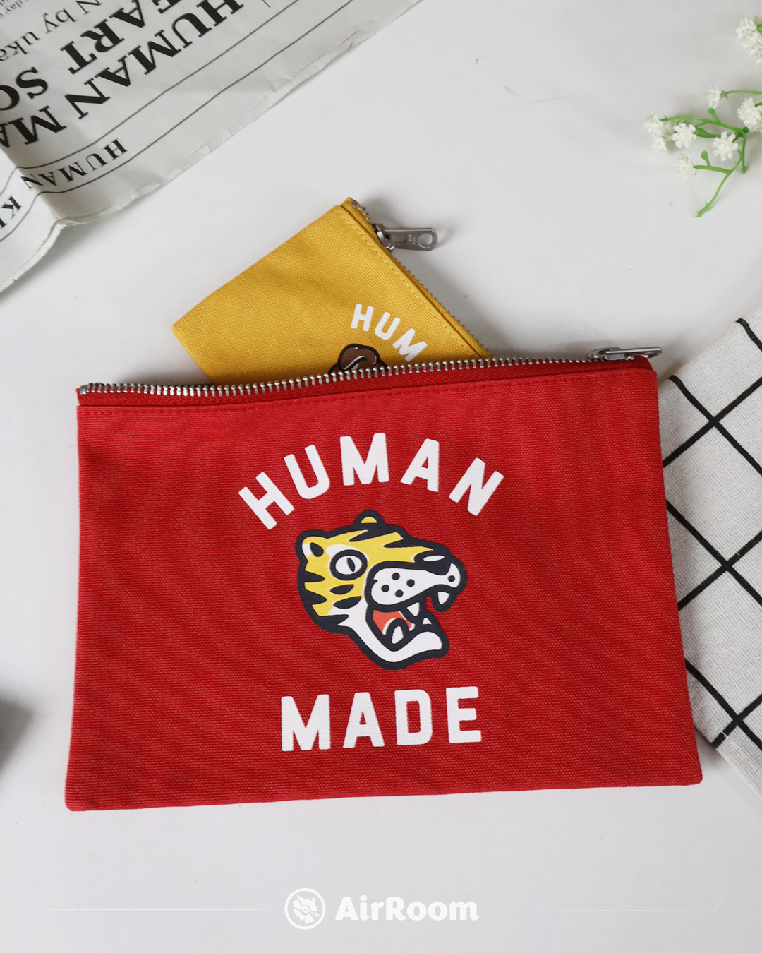 2026SS HUMAN MADE BANK POUCH 動物老虎北極熊資料收納包零錢包現貨