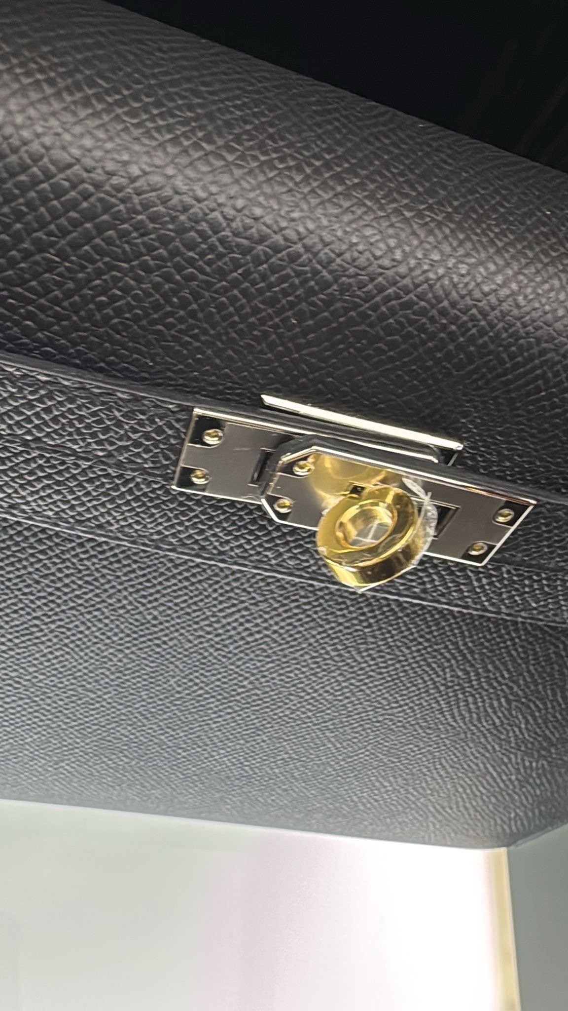 Kelly 25 89 noir 鴛鴦扣 epsom K