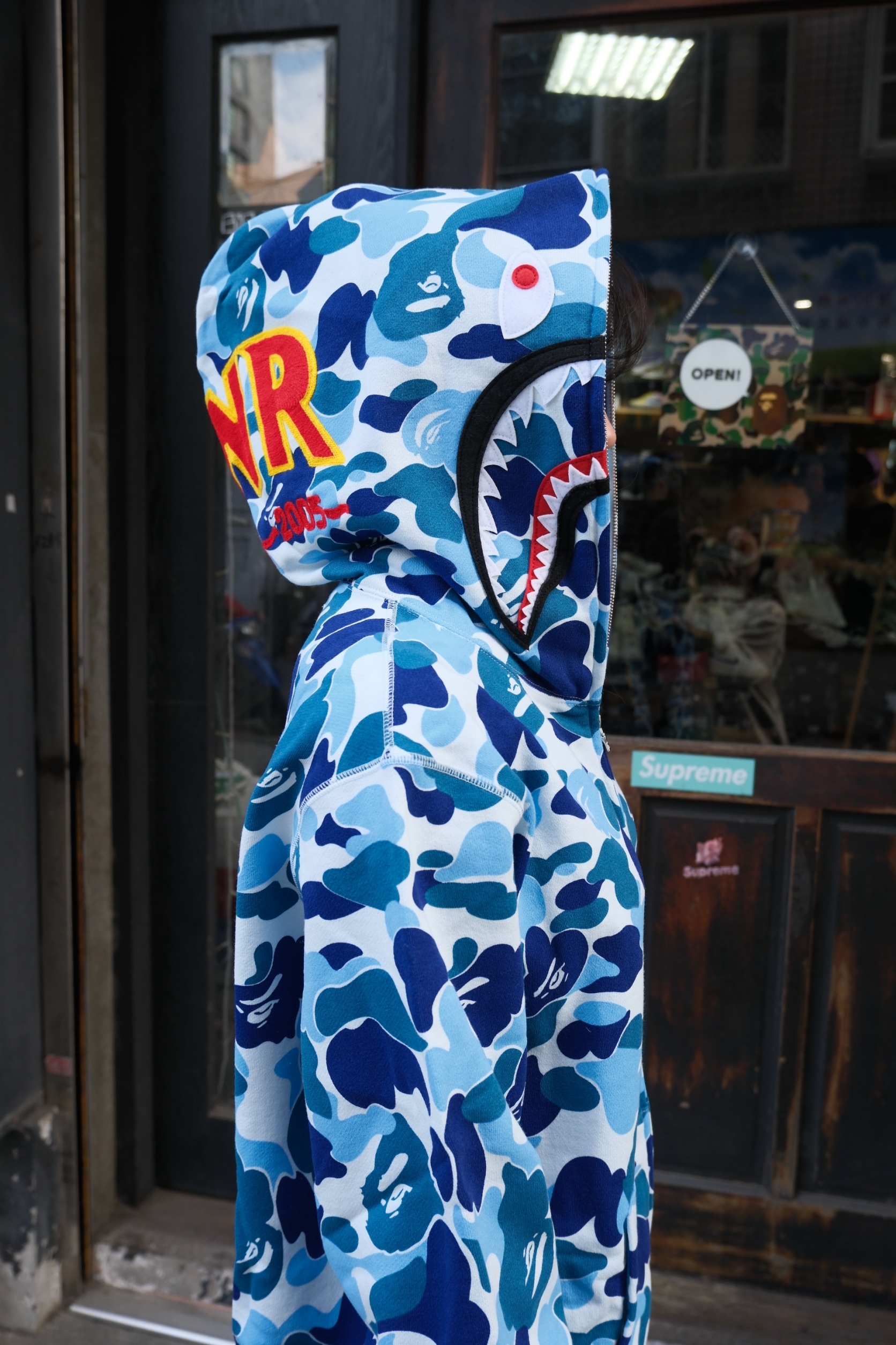 Bape Abc Camo 2nd Shark Full Zip Hoodie ponr 迷彩 鯊魚外套 1M30115008