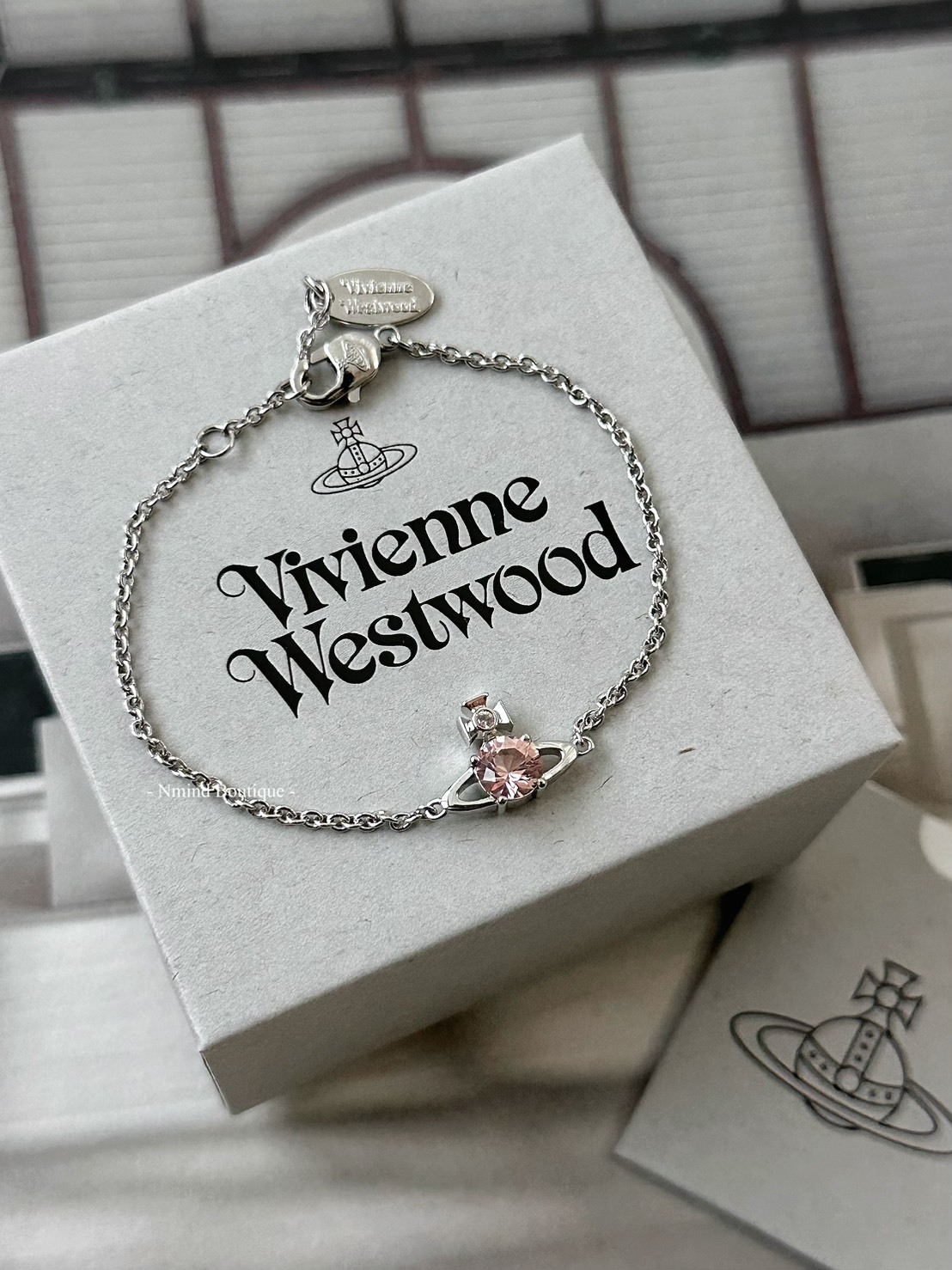 <好飾到✨> Vivienne Westwood Reina 香檳粉鑽星球手鍊