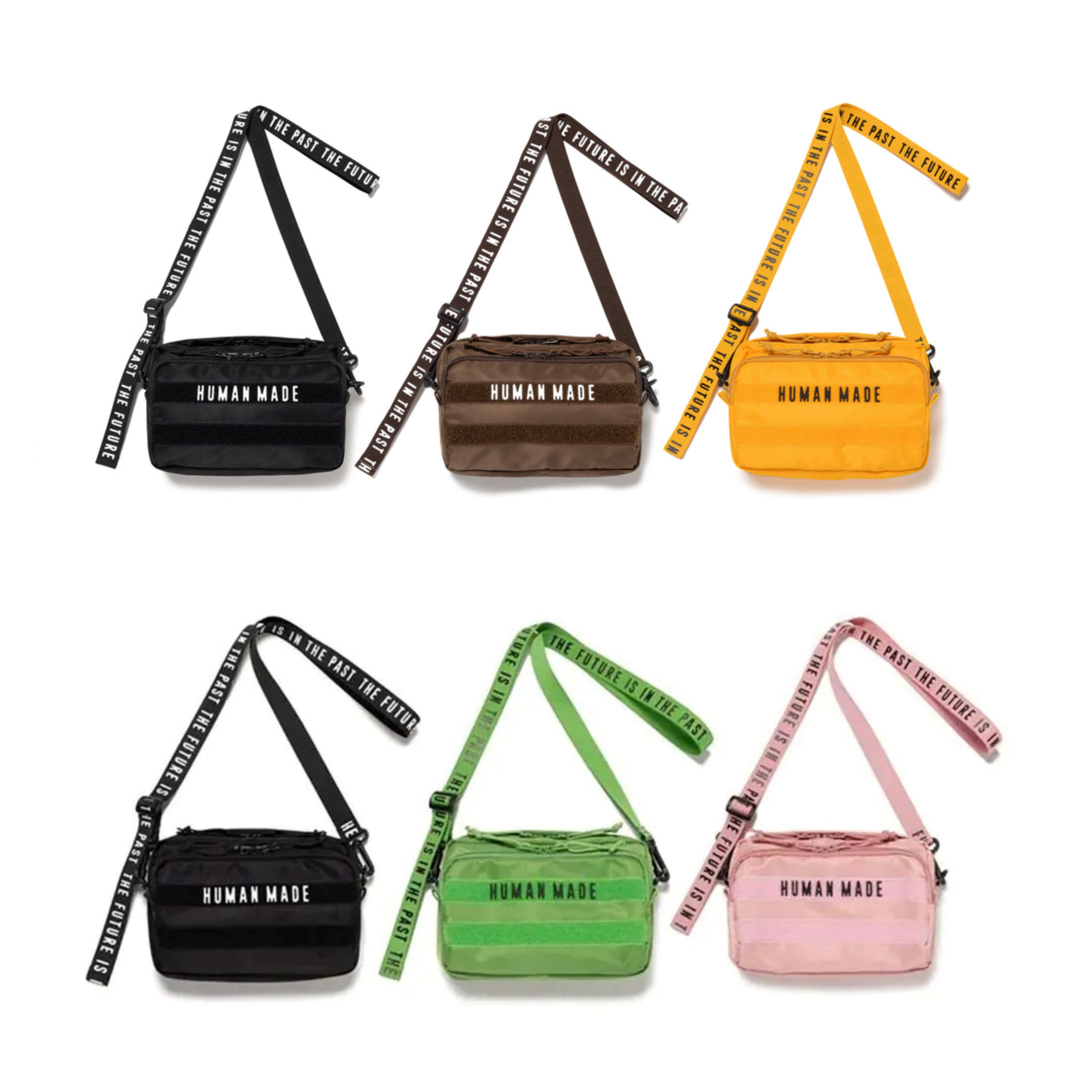 2026SS HUMAN MADE MILITARY POUCH 魔鬼氈 兩種LOGO 側背包 熱門款 5色 現貨 HM29GD009 / HM30GD046 / HM31GD048