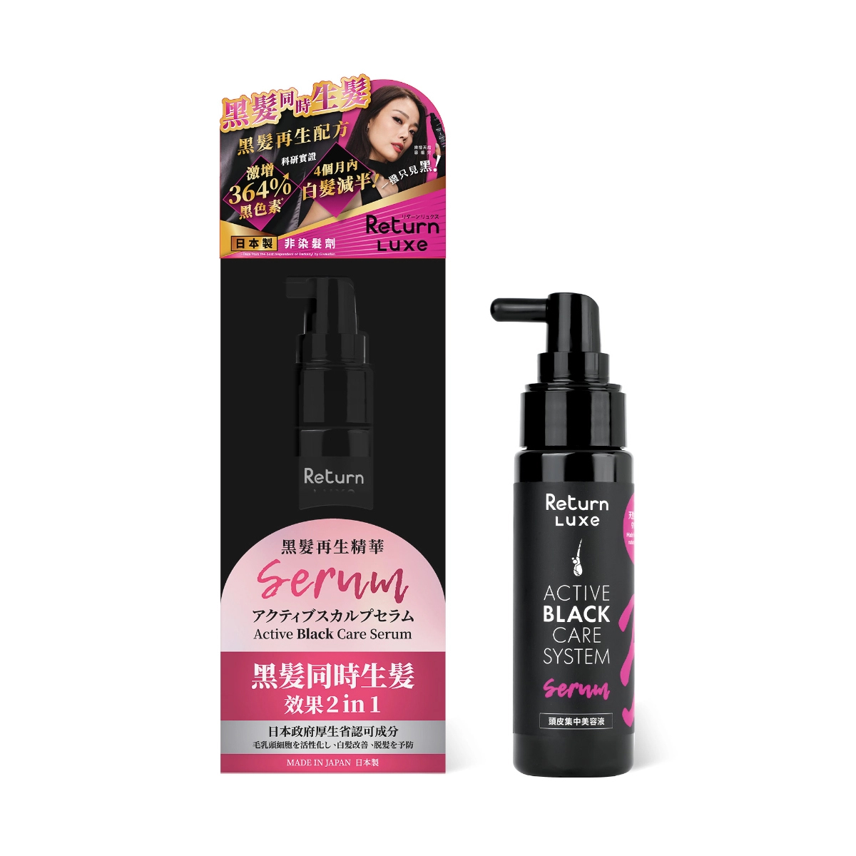 Return Luxe Active Black Care Serum 50ml