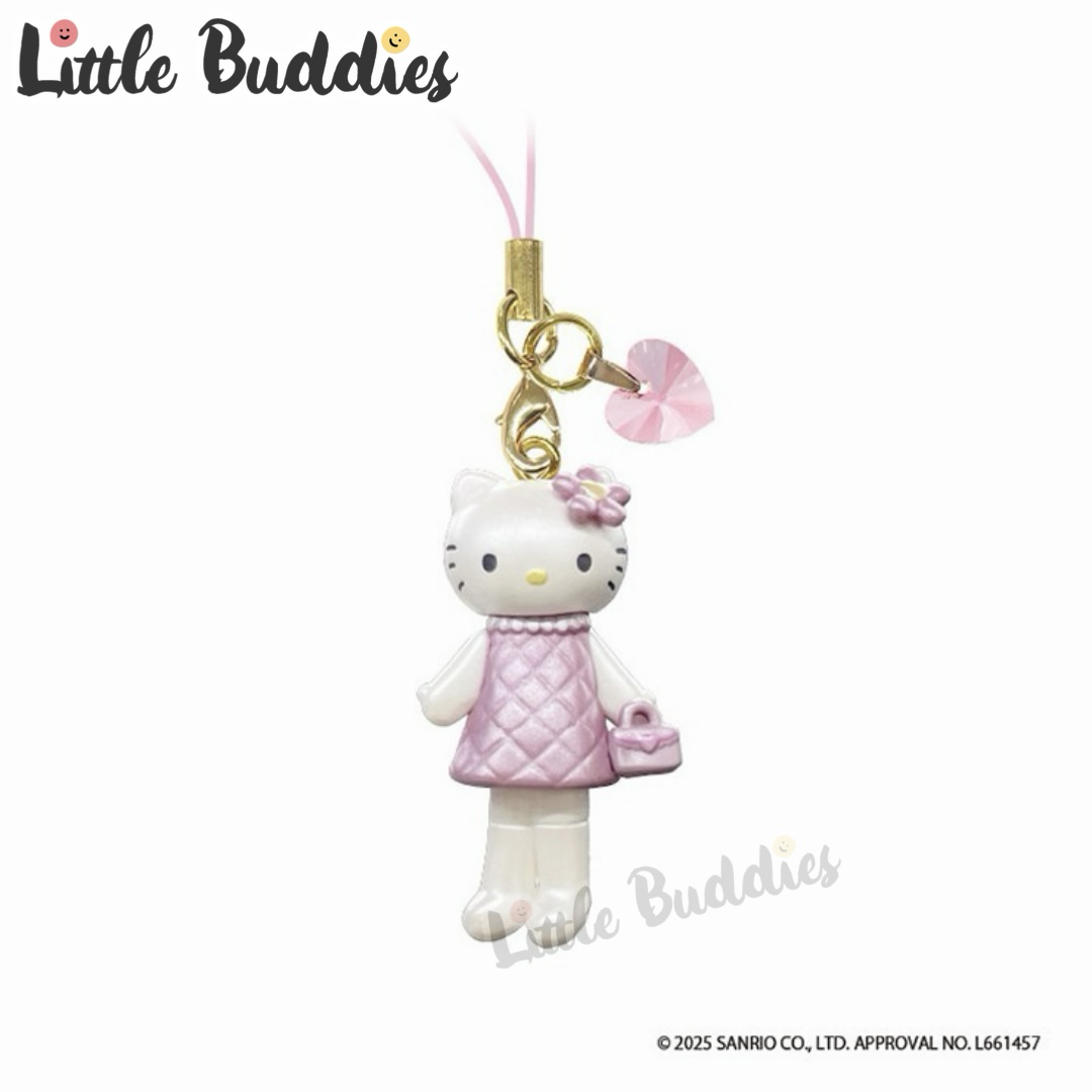 日本 Sanrio Hello Kitty 時尚長腿系列 公仔吊飾盲盒