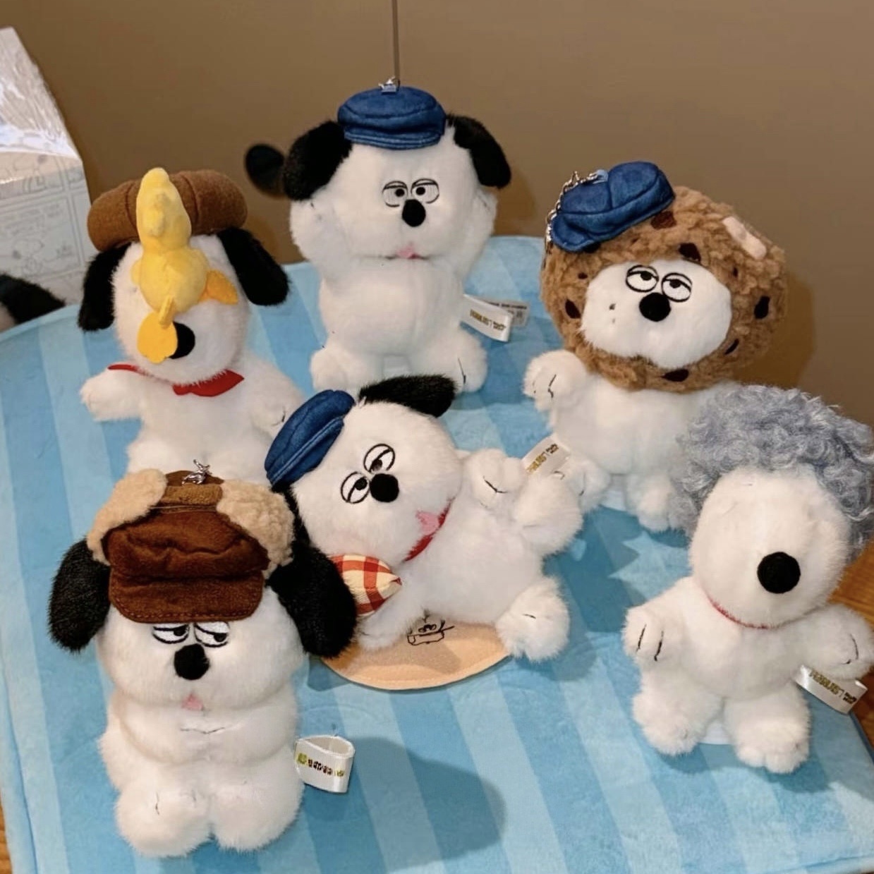 <兩盒免運>花生漫畫🥜小狗的隨機事件盲盒吊飾 鑰匙圈