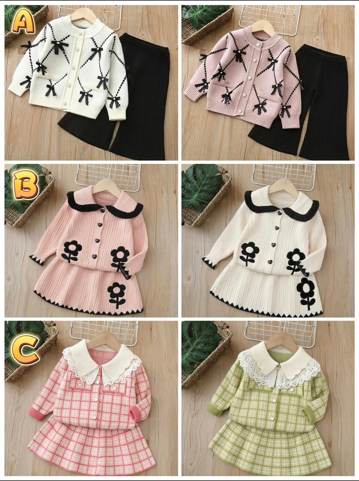 👧🏻女孩小香風2件套裝-2300989