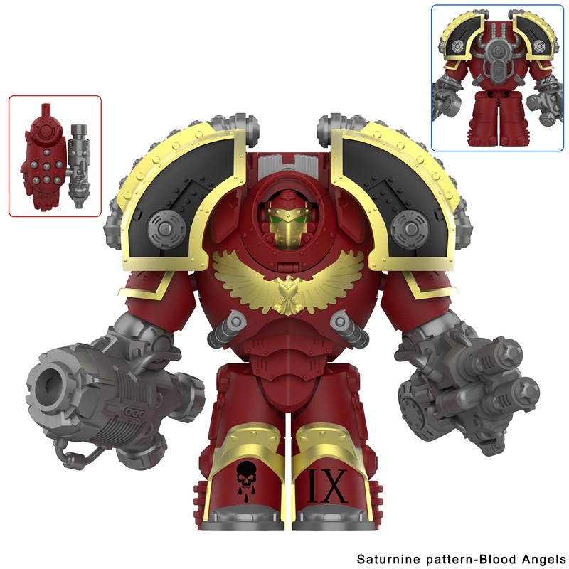 Saturnine Pattern Blood Angels 40k Custom Minifigures fit Lego DY759