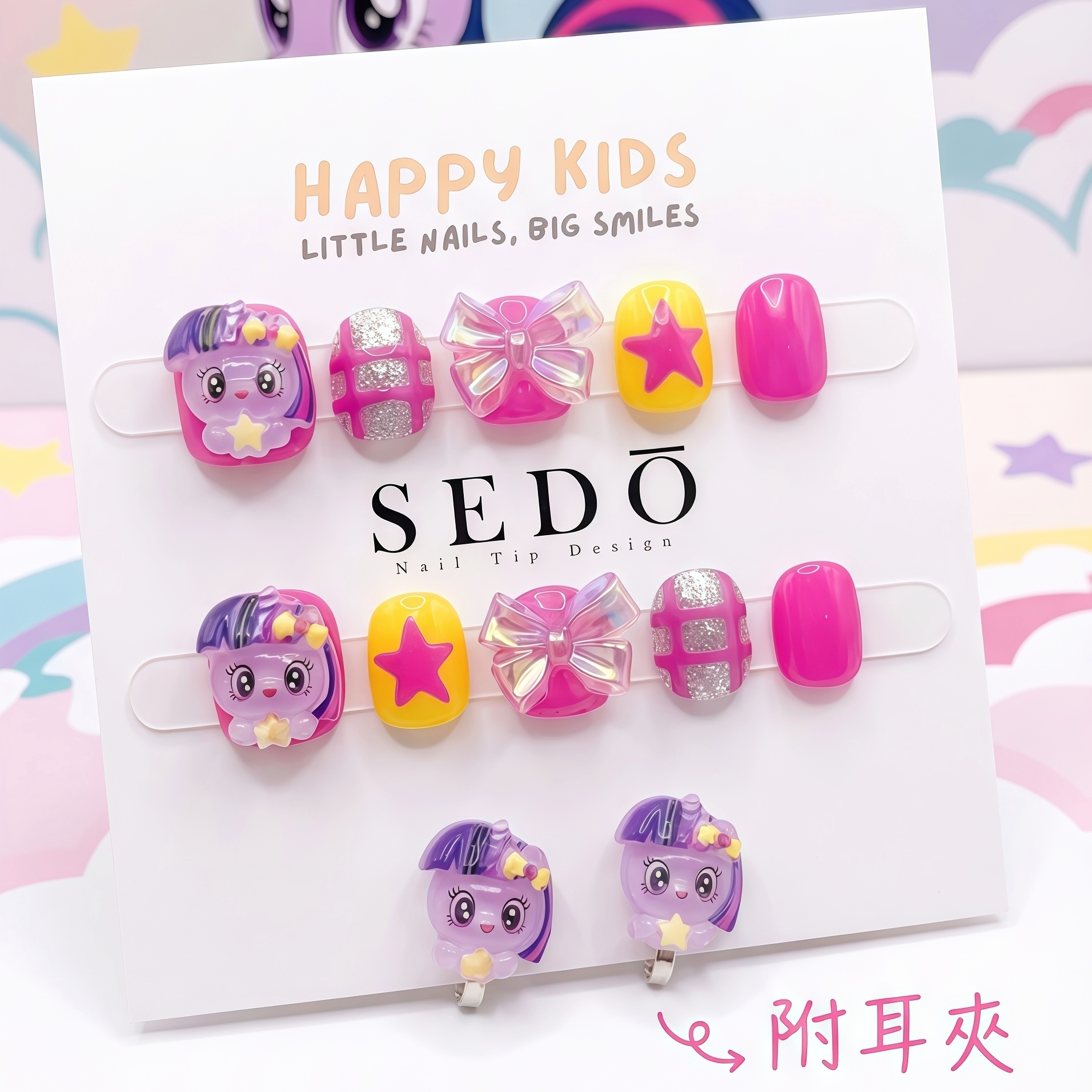 ■兒童甲■彩虹小馬紫悅公主(附耳夾)