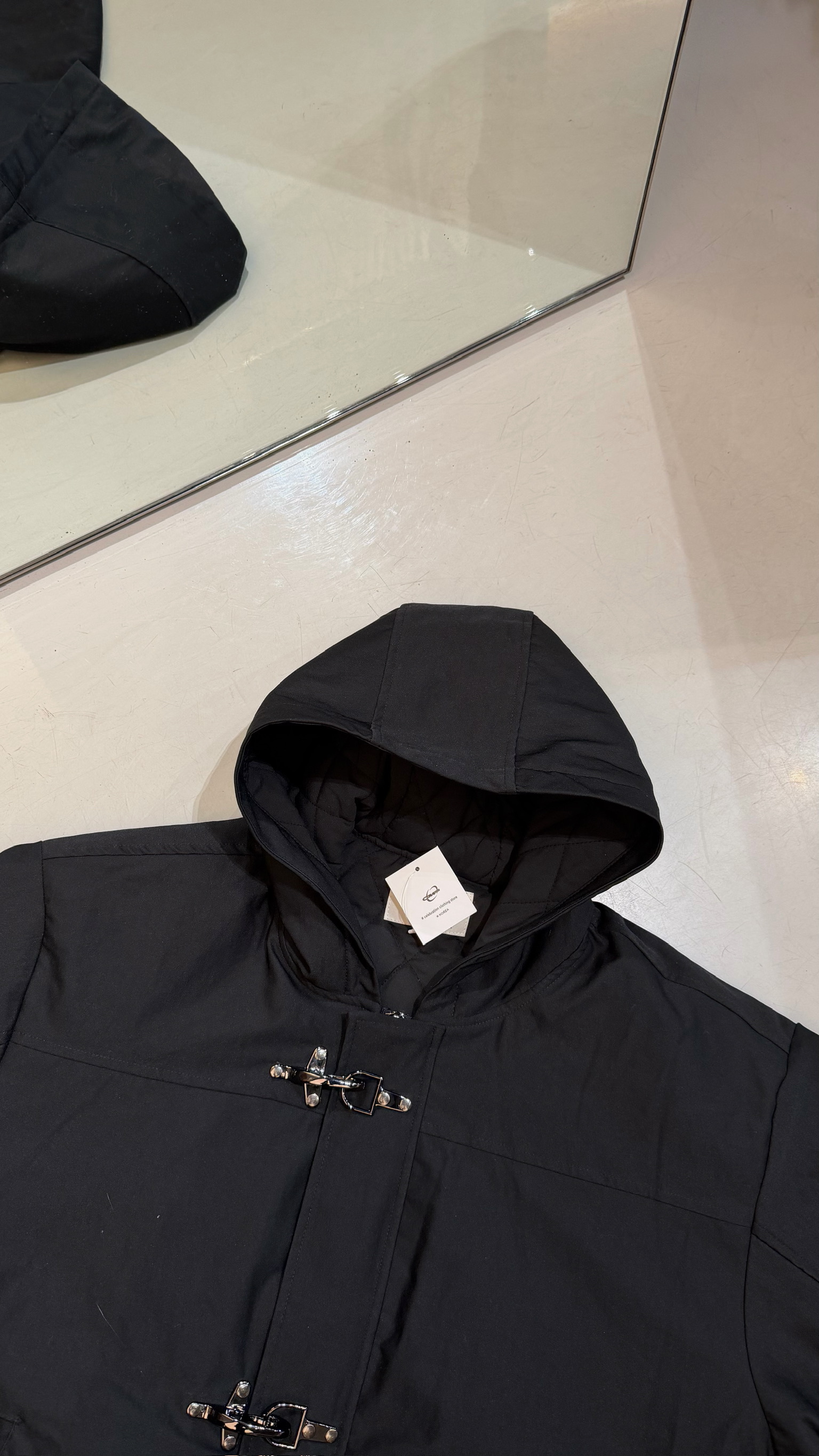 質感輕量消防扣連帽外套