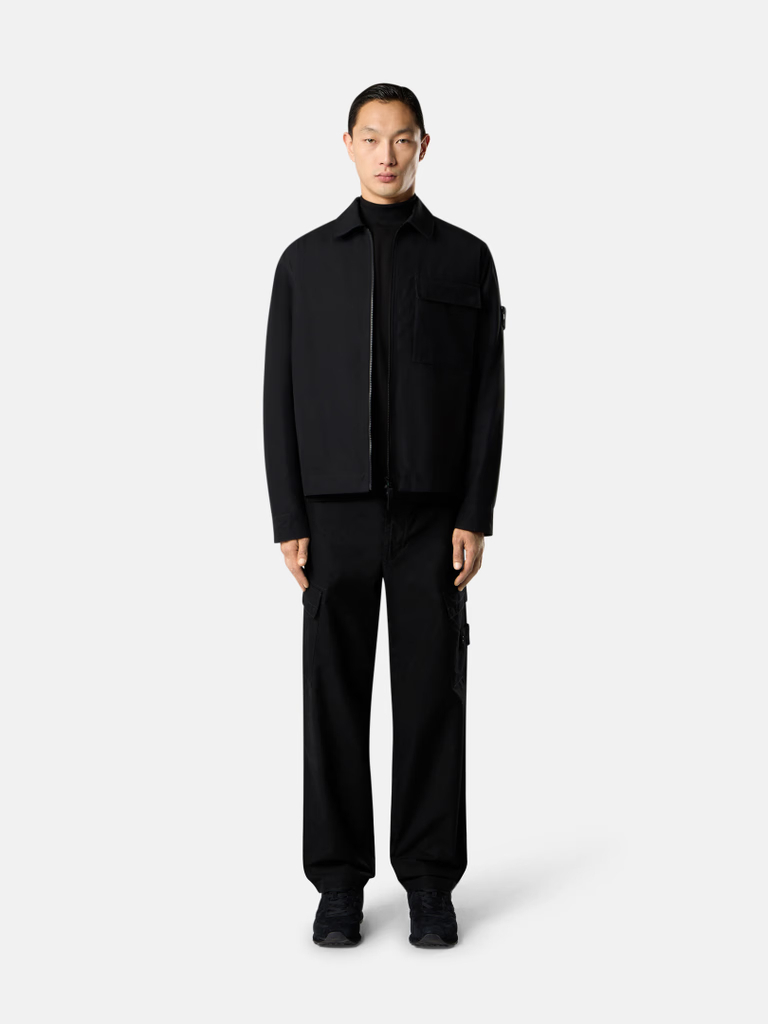 【代購】STONE ISLAND GHOST WEATHERPROOF COTTON CANVAS 機能防潑水長褲｜3100019