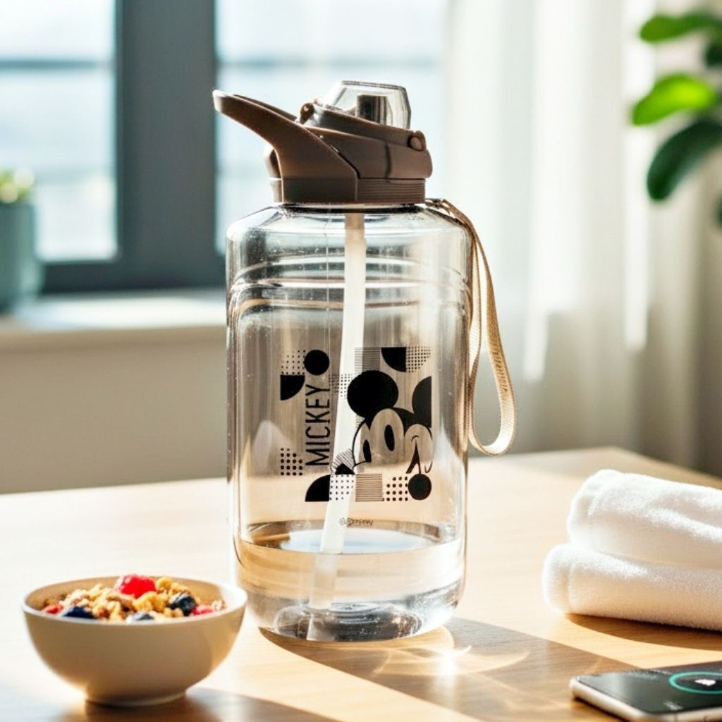 迪士尼米奇 - 便攜式運動 健身水樽 水壺(大容量)